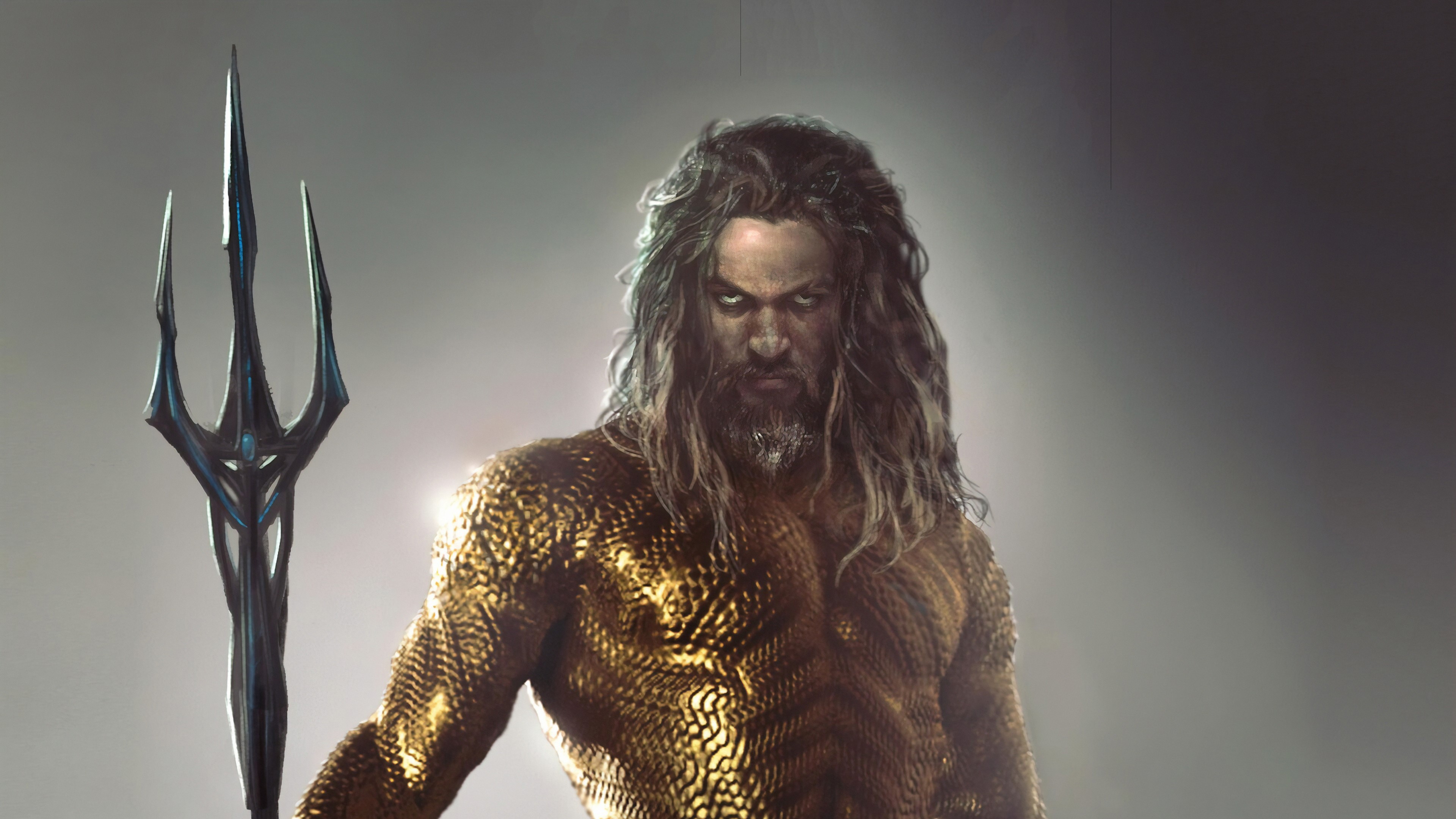 aquaman, hd, 4k, superheroes, artwork, digital art, HD Wallpaper