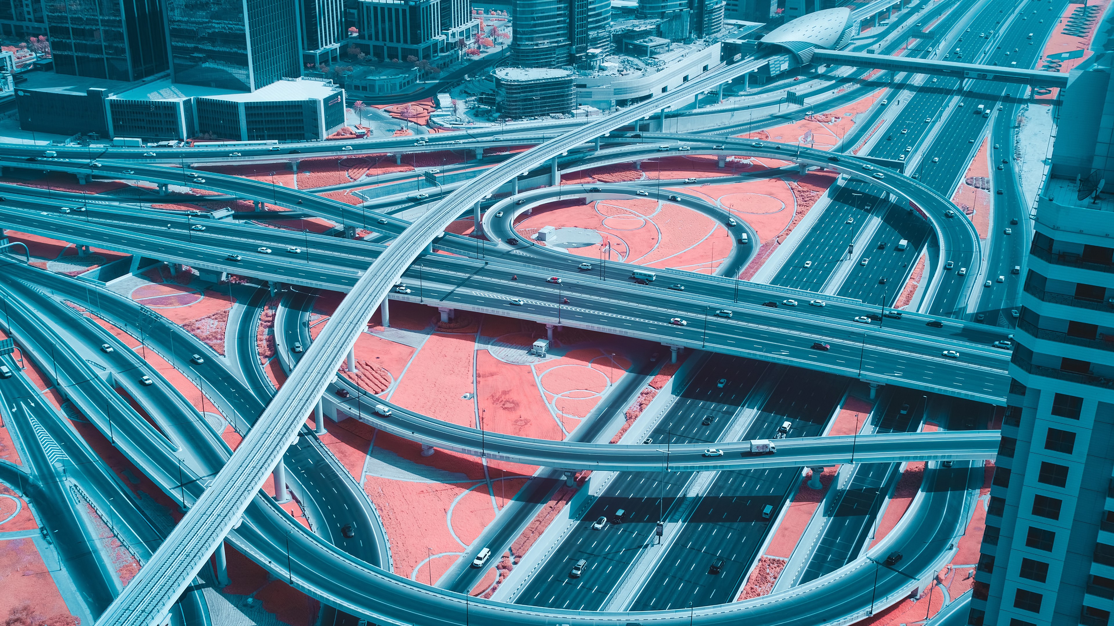 dubai, world, hd, highway, 4k, behance, HD Wallpaper