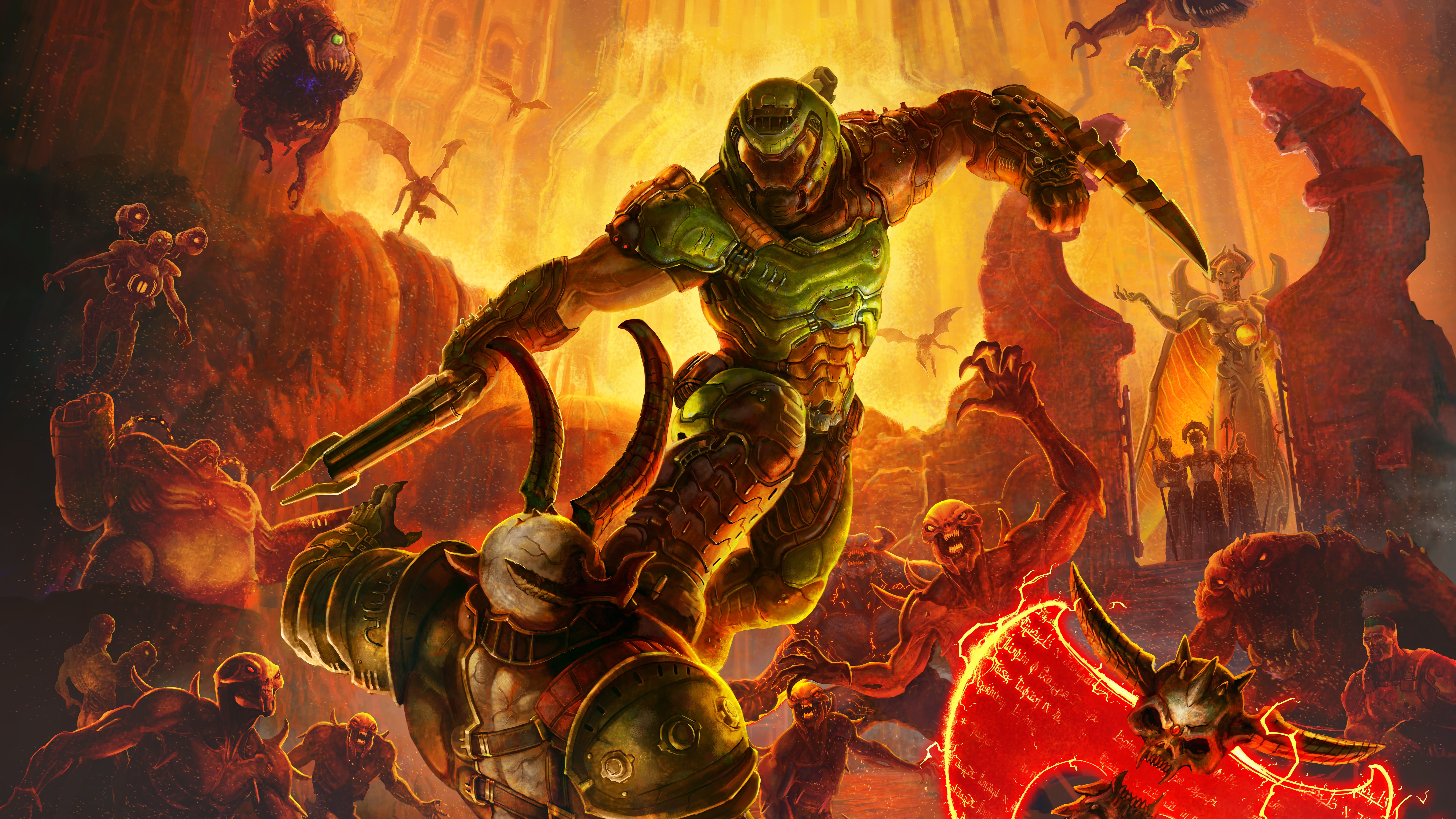 doom eternal, 2019 games, games, hd, 4k, doom, 5k, 8k, HD Wallpaper