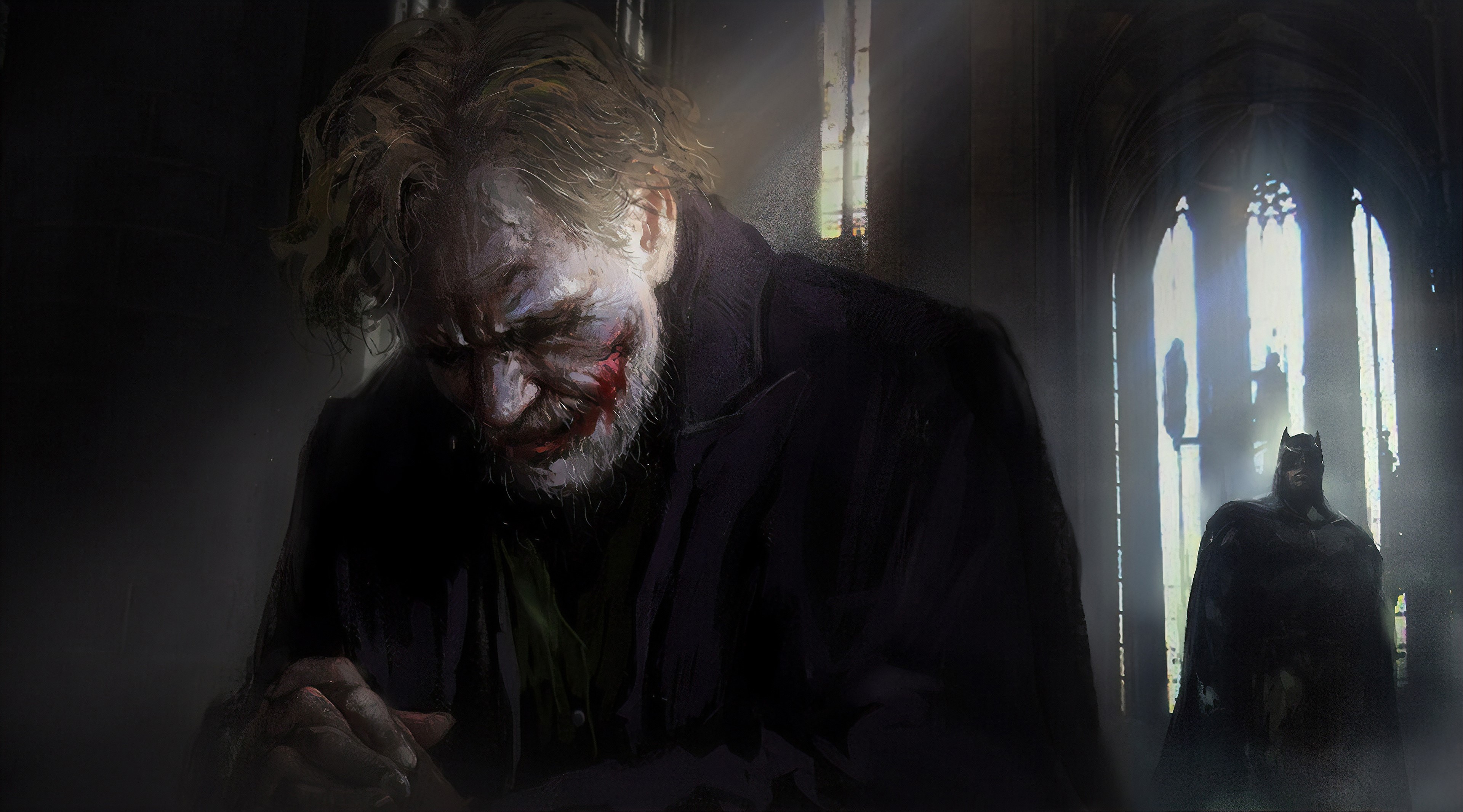joker, hd, superheroes, supervillain, artstation, artwork, HD Wallpaper