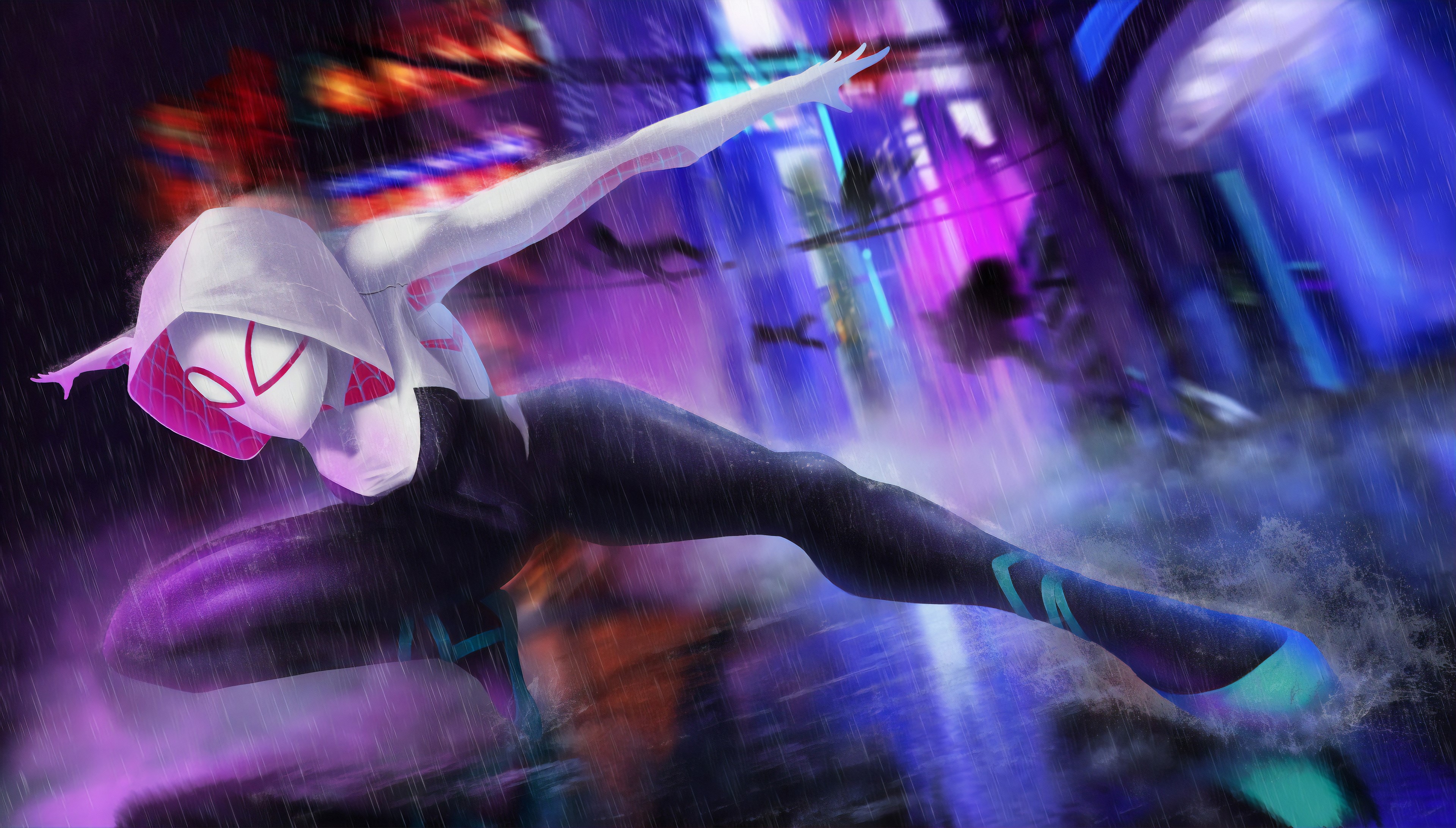gwen stacy, superheroes, artist, artwork, digital art, hd, 4k, artstation, HD Wallpaper