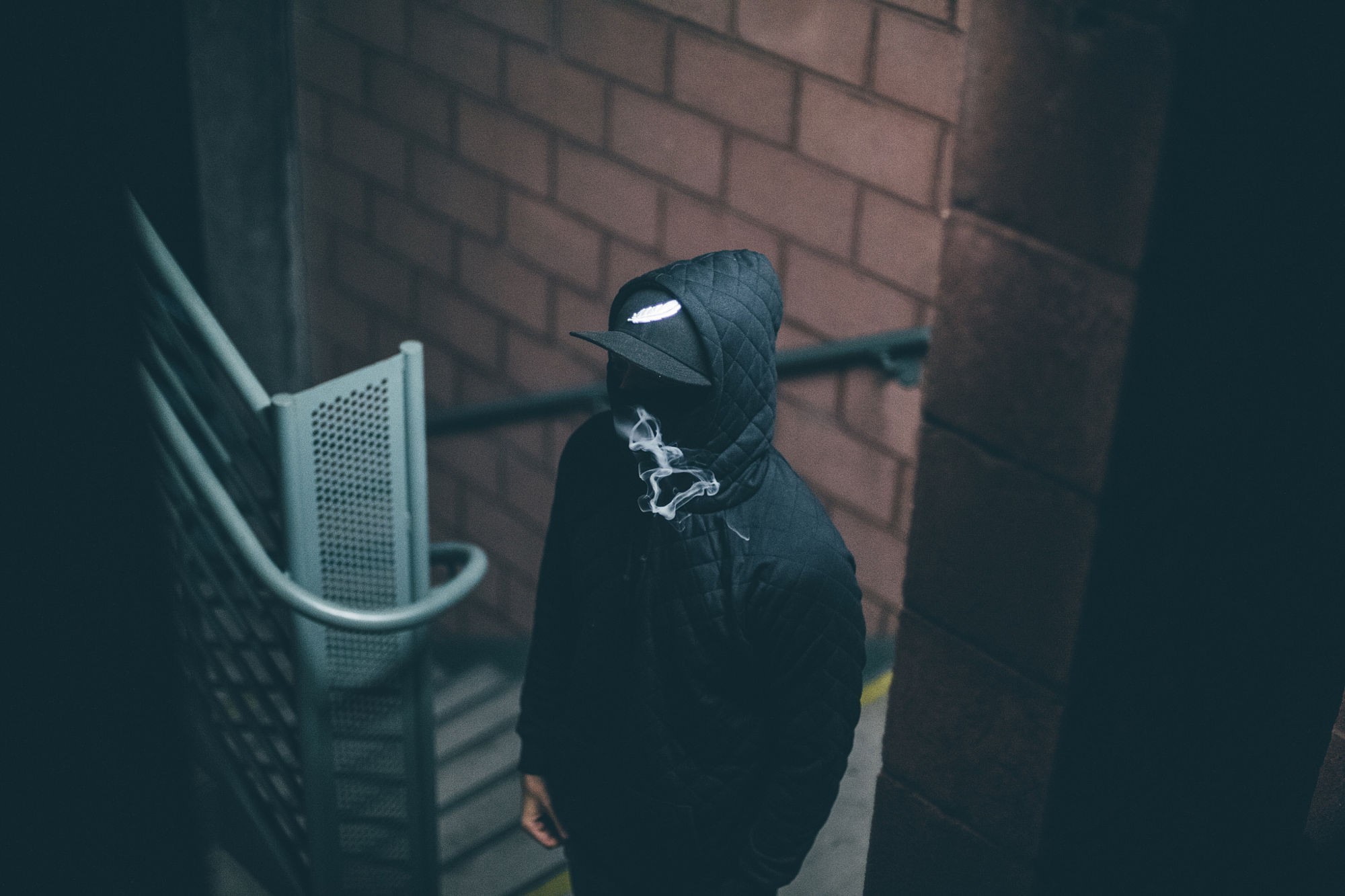 smoking, hoodie, photography, hd, HD Wallpaper