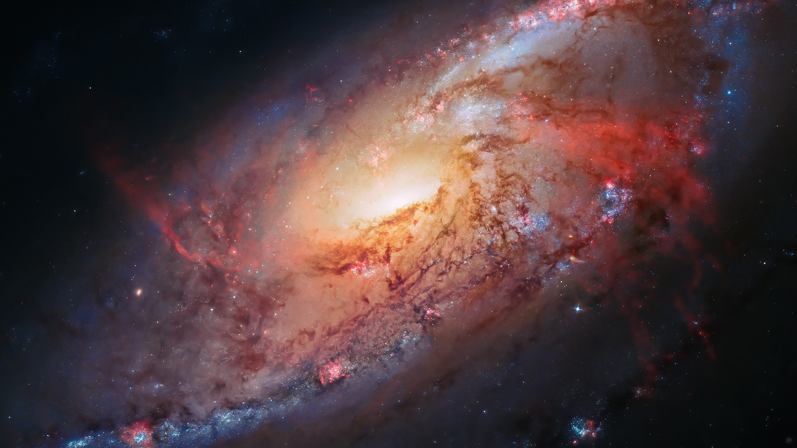 galaxy, space, digital universe, hd, HD Wallpaper