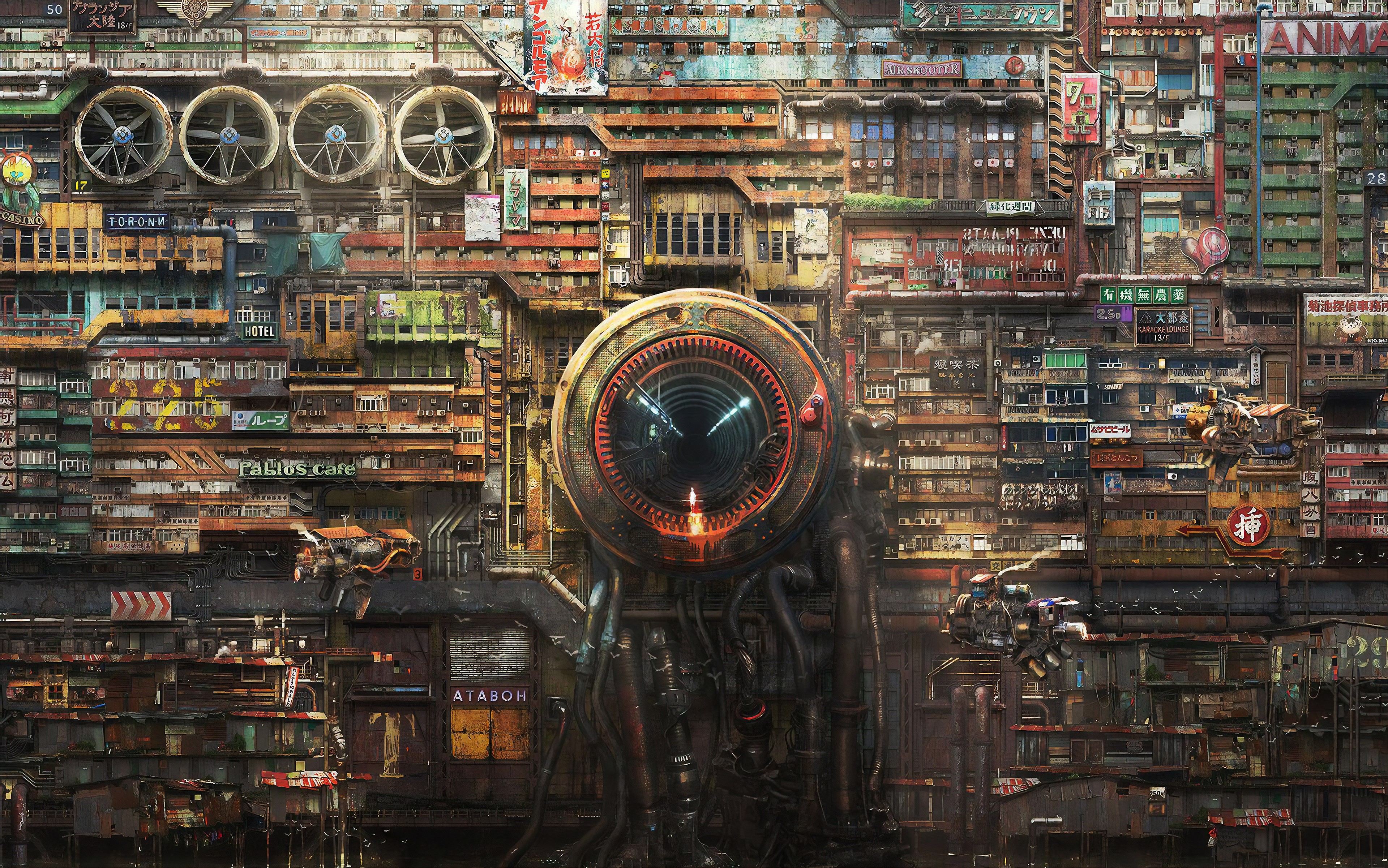 cyberpunk, future, artist, artwork, digital art, hd, 4k, HD Wallpaper