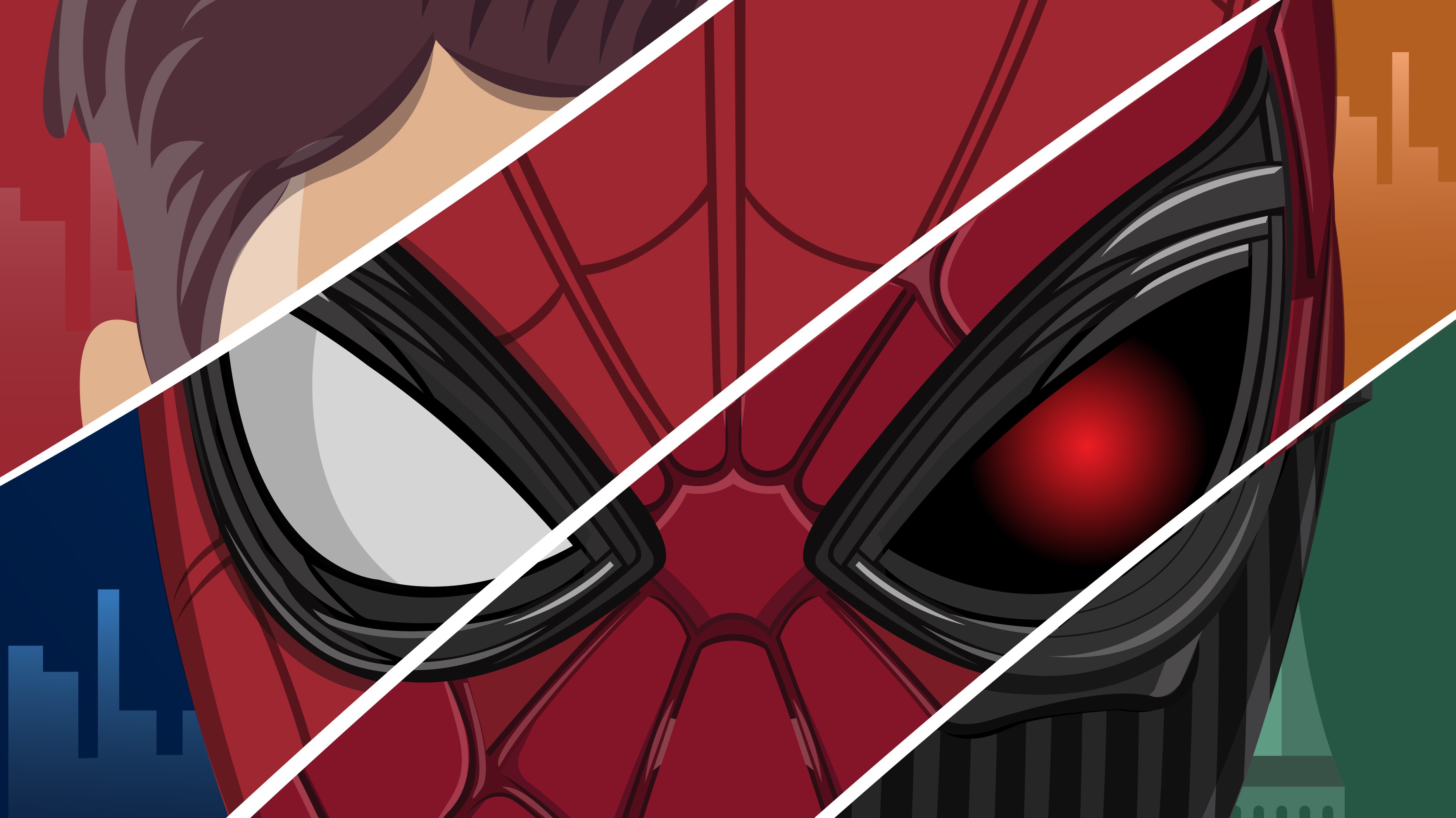 spiderman far from home, spiderman, hd, superheroes, artwork, digital art, 4k, HD Wallpaper