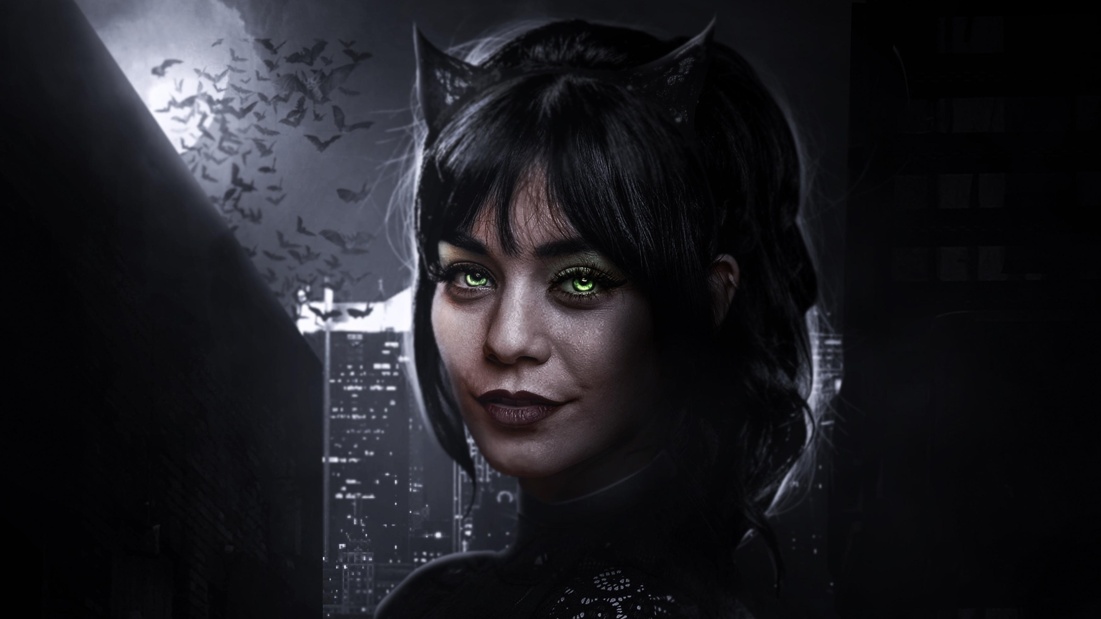 catwoman, vanessa hudgens, hd, 4k, 2021 movies, movies, deviantart, superheroes, HD Wallpaper