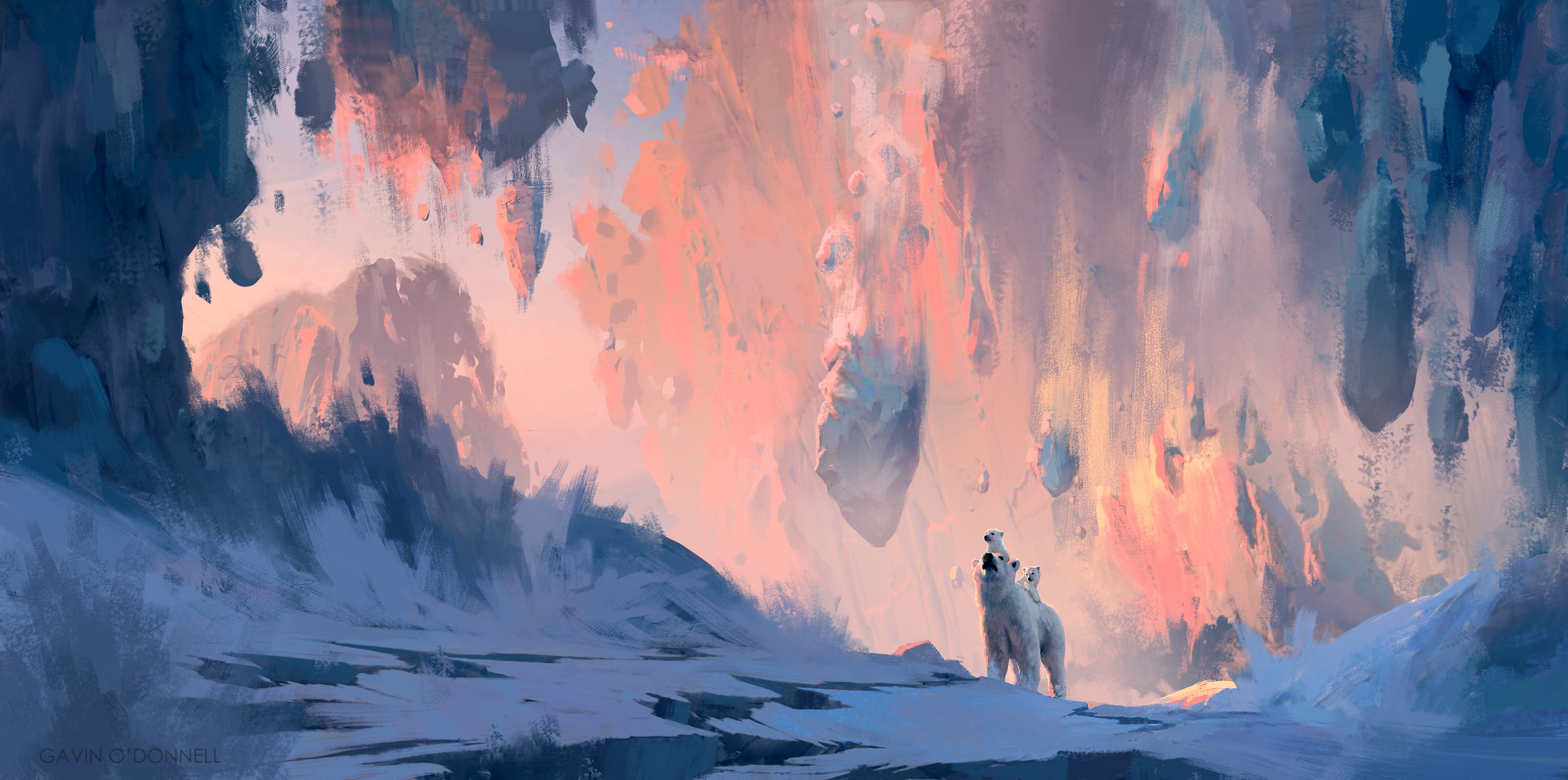bear, animals, artist, artwork, digital art, hd, 4k, deviantart, HD Wallpaper