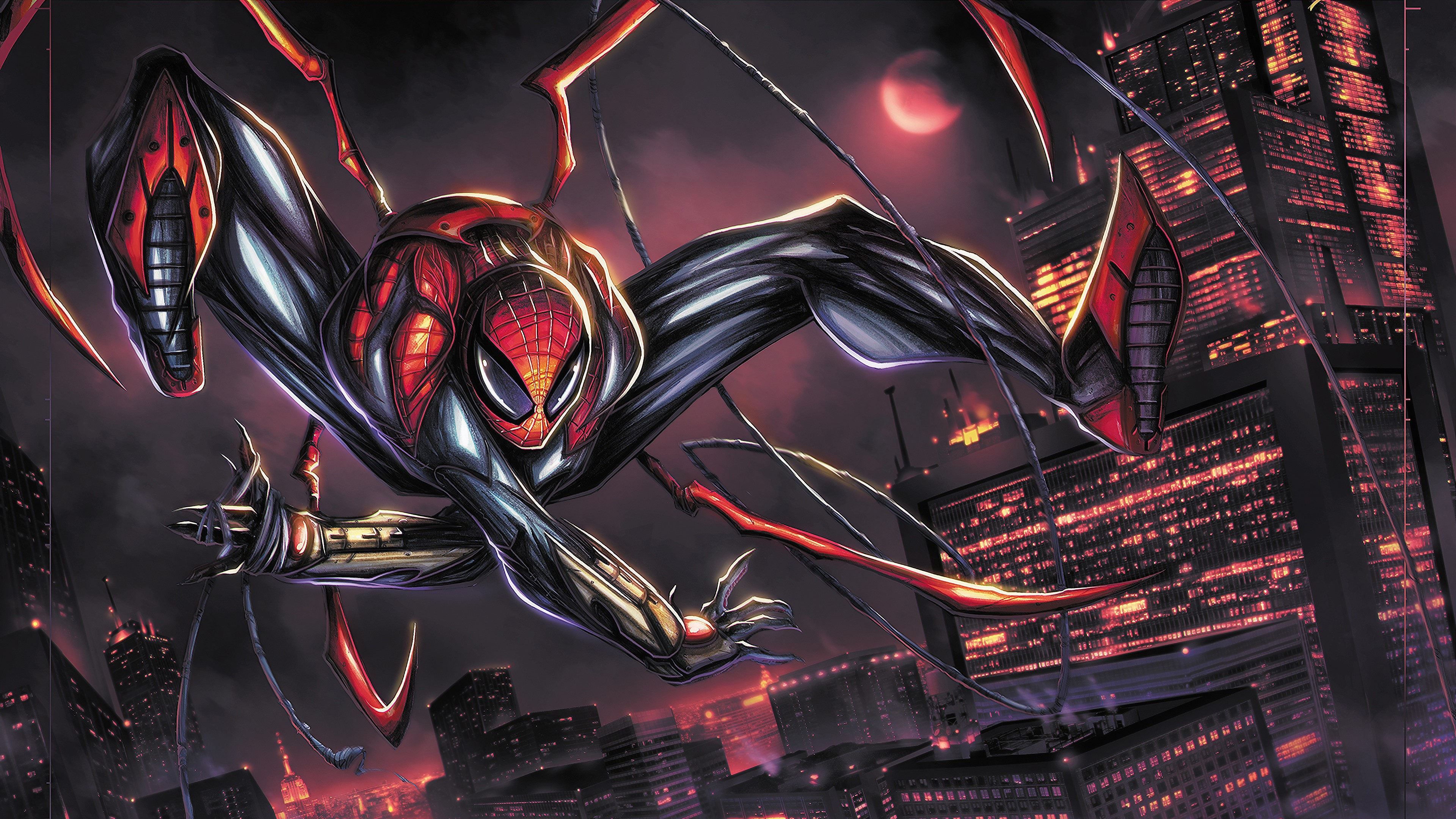 spiderman, hd, 4K, superheroes, artwork, artist, digital art, deviantart, HD Wallpaper