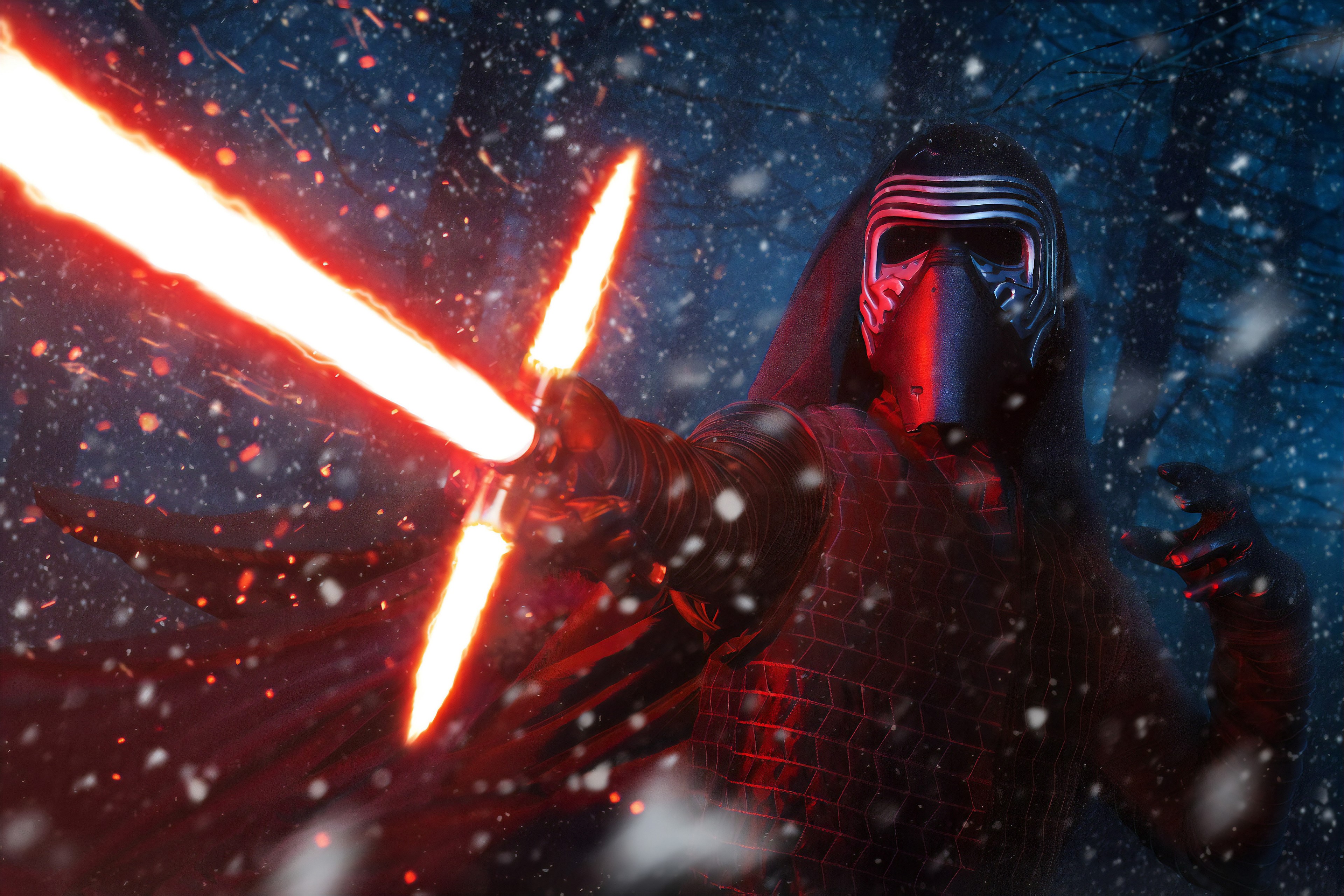 kylo ren, hd, movies, cosplay, behance, 4k, HD Wallpaper
