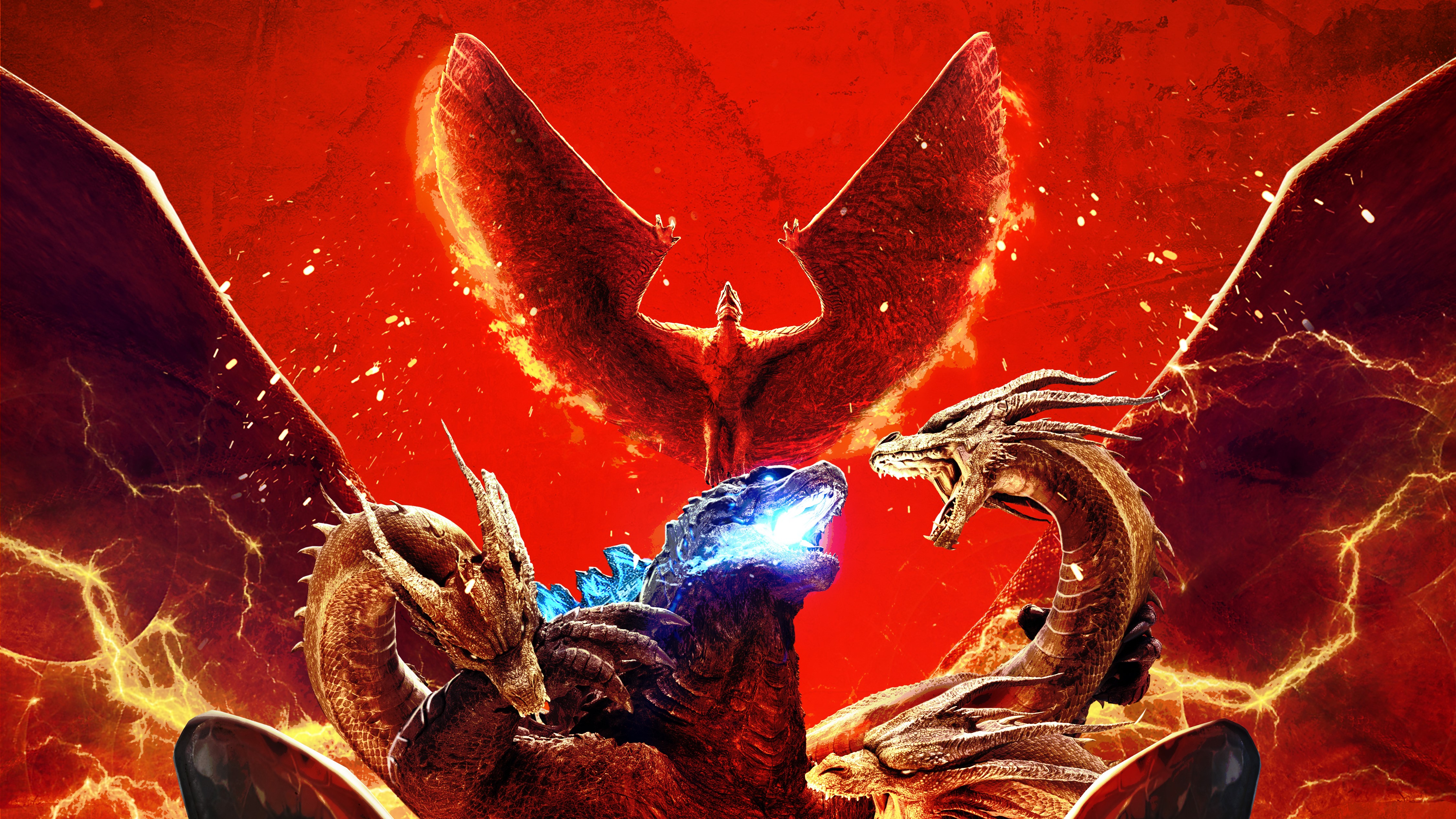 godzilla king of the monsters, 2019 movies, movies, hd, 4k, poster, 5k, HD Wallpaper