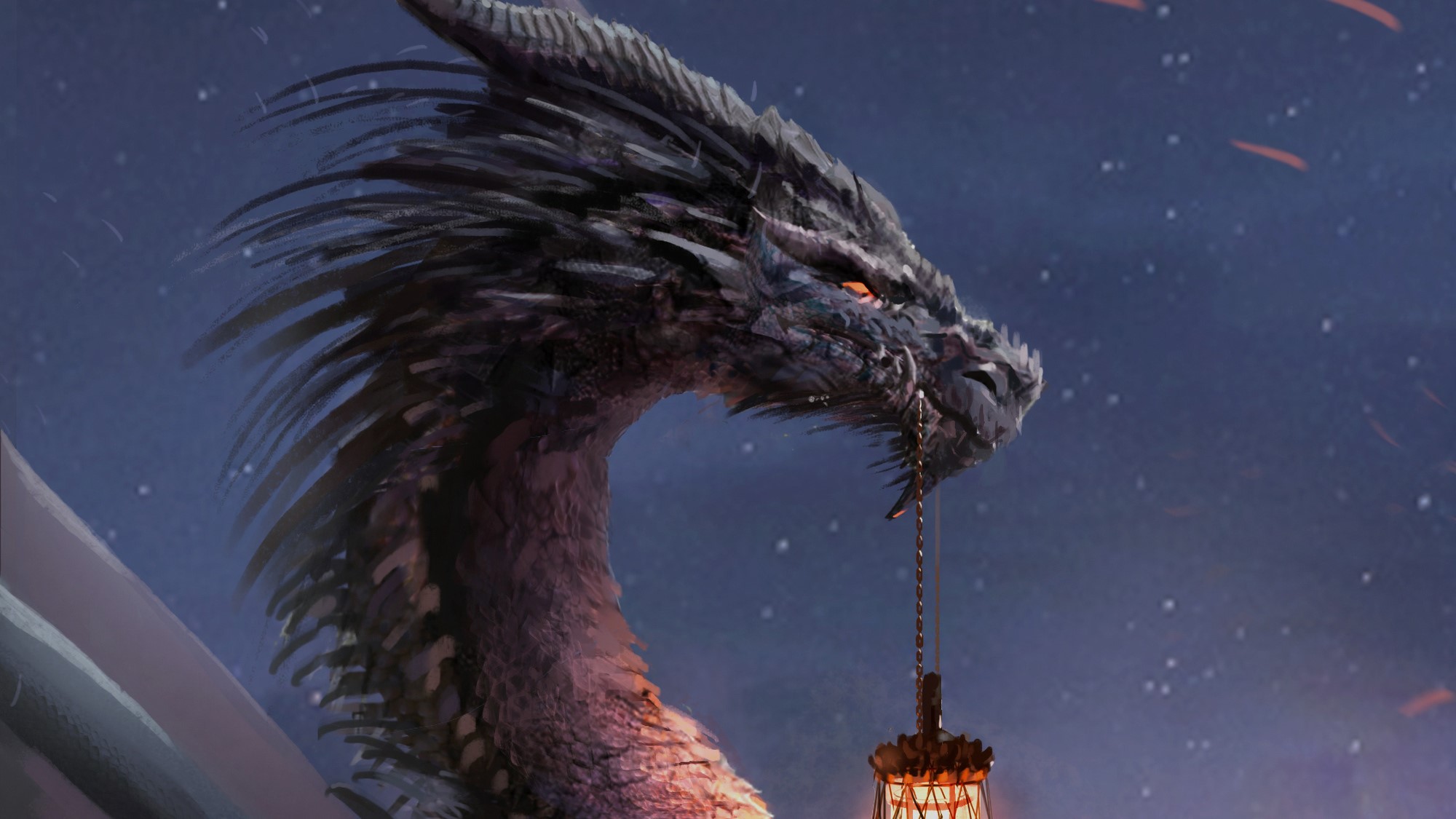 dragon, artist, artwork, digital art, hd, deviantart, HD Wallpaper