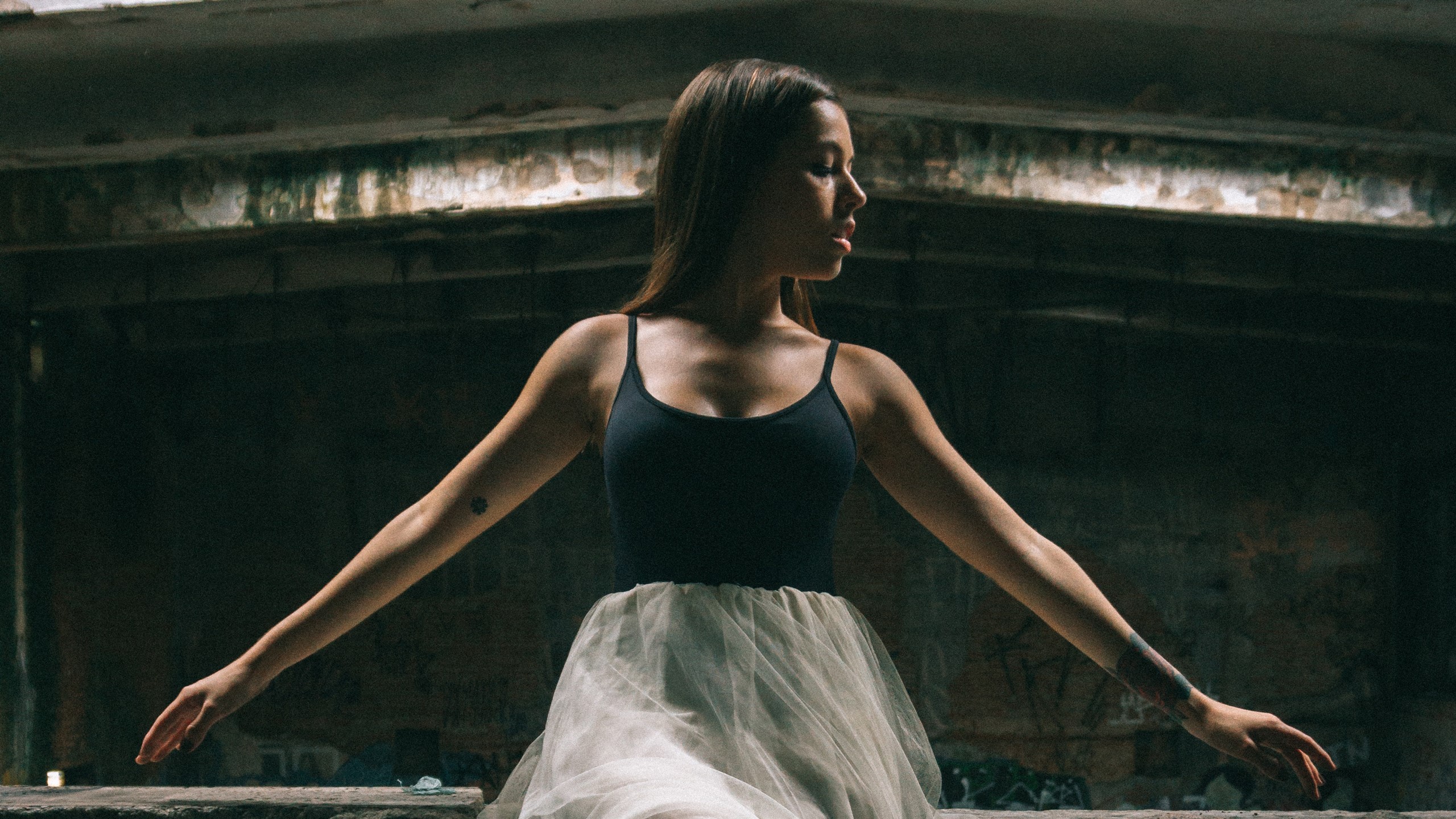 ballerina, girls, model, hd, HD Wallpaper