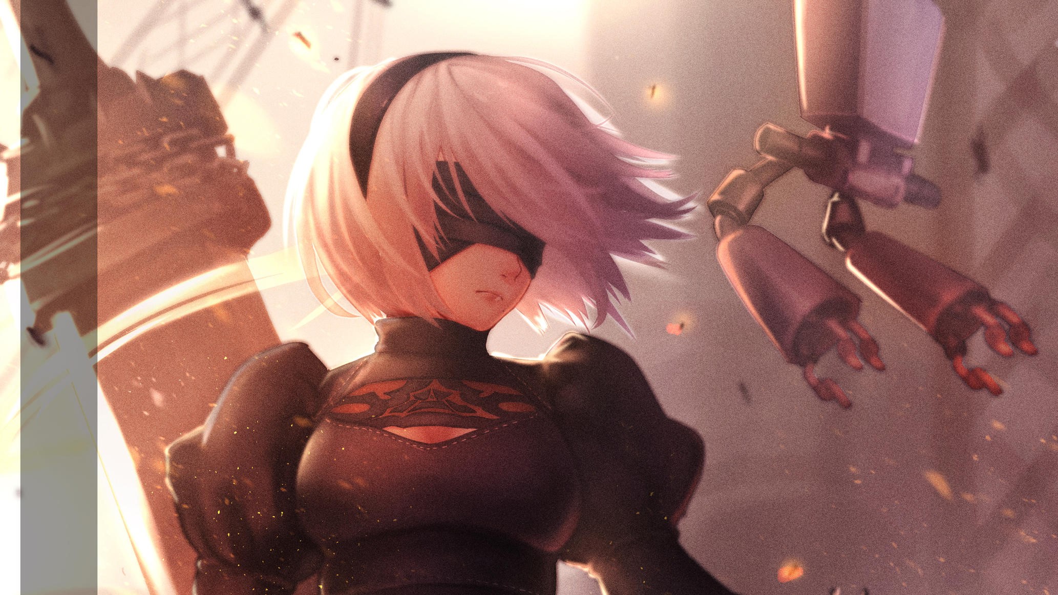nier automata, games, hd, artist, artwork, digital art, deviantart, HD Wallpaper