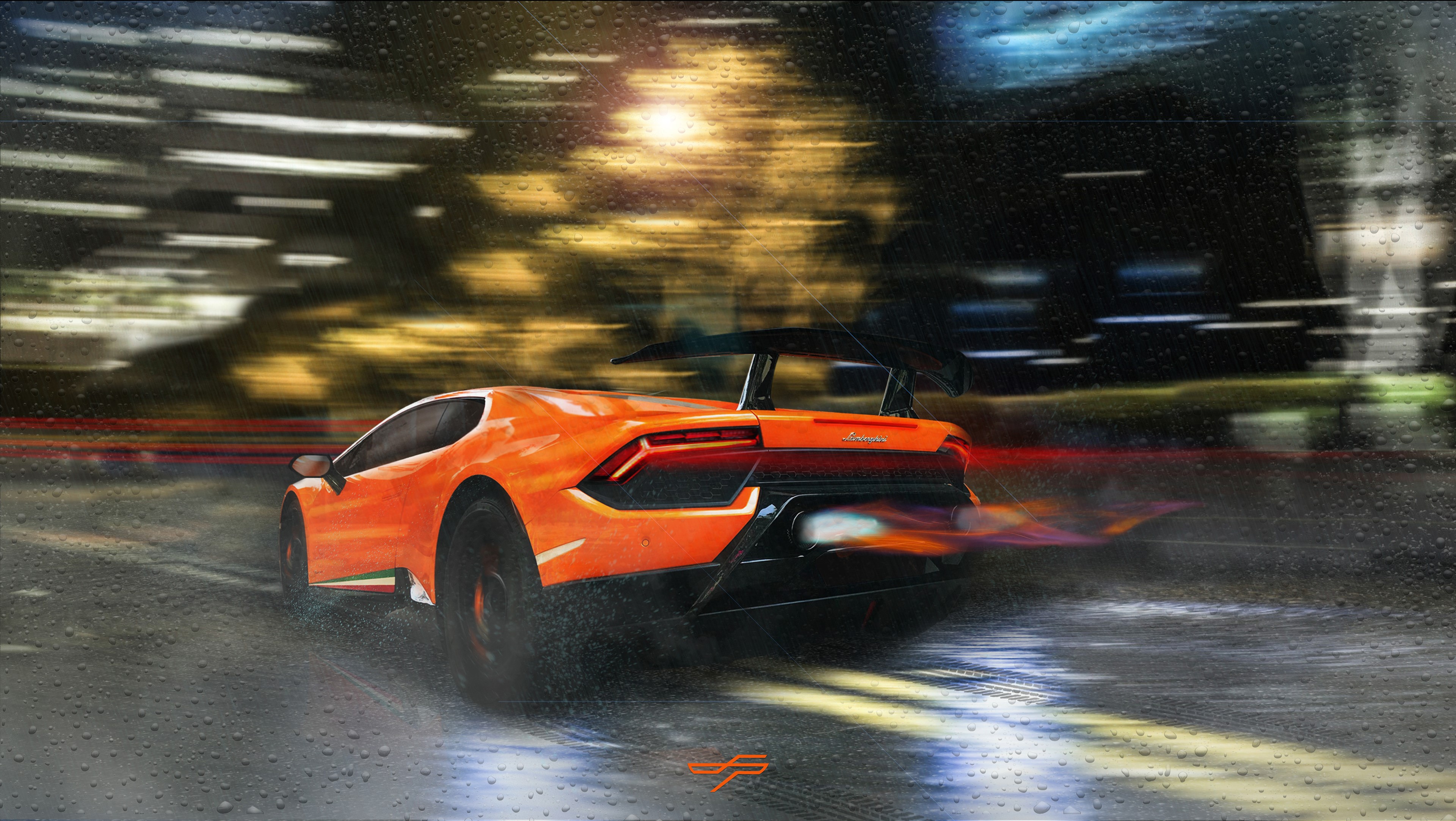 lamborghini huracan performante, lamborghini huracan, lamborghini, cars, hd, behance, HD Wallpaper