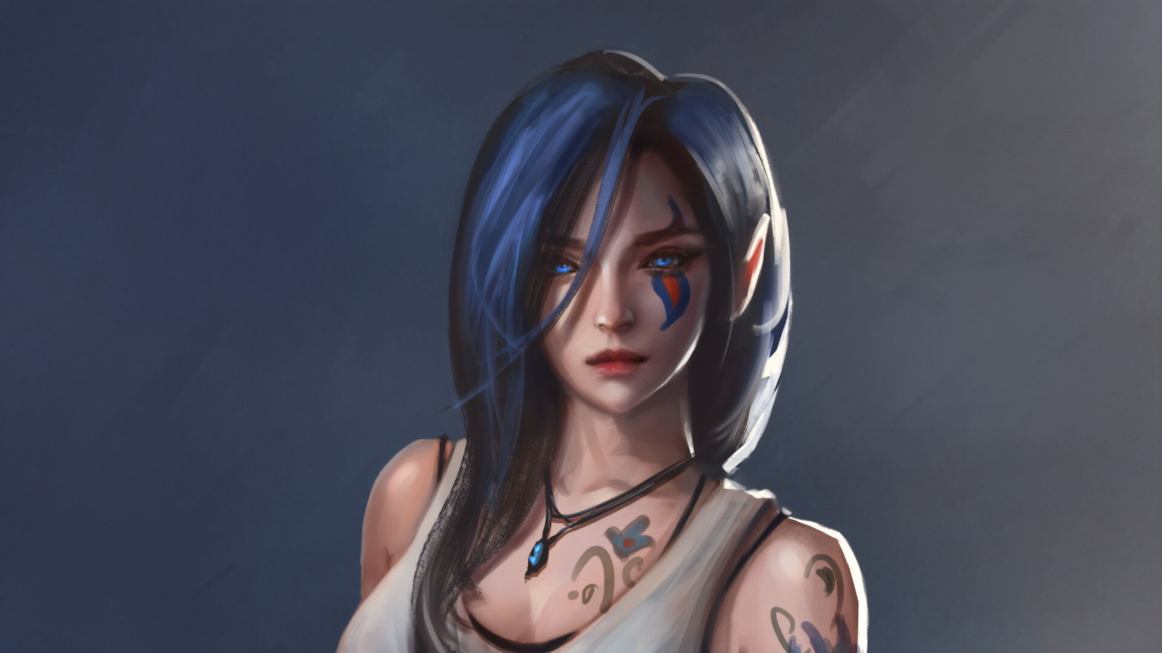 anime girl, anime, artist, artwork, digital art, hd, 4k, artstation, HD Wallpaper