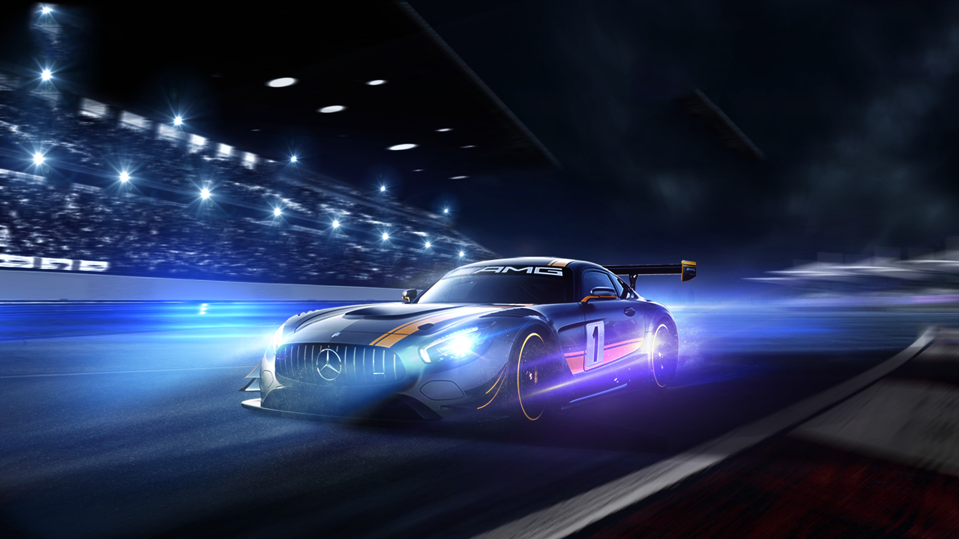 mercedes amg gtr, 4k, mercedes, cars, 2019 cars, hd, behance, HD Wallpaper