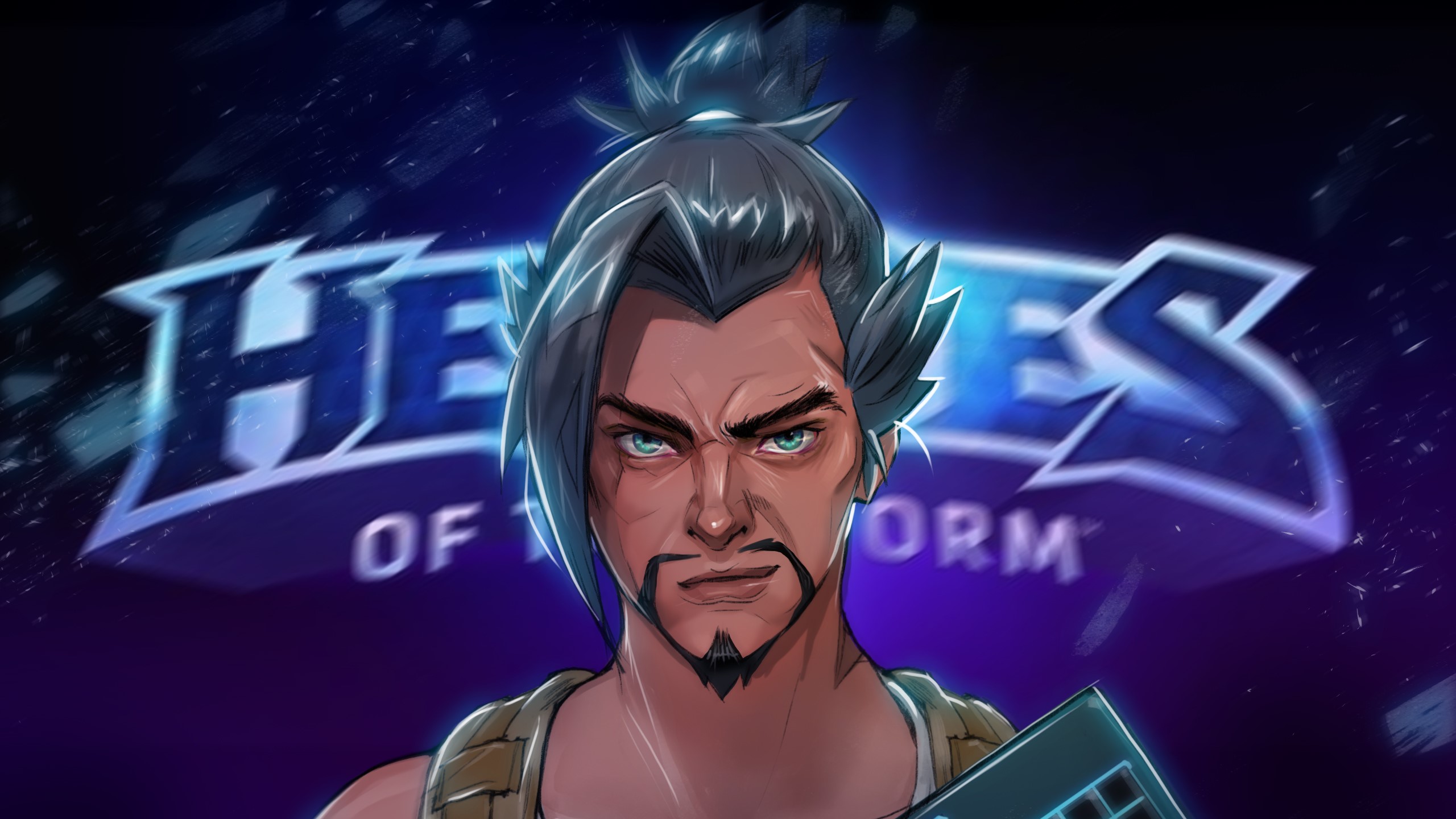 hanzo overwatch, overwatch, games, hd, artist, artwork, digital art, deviantart, HD Wallpaper