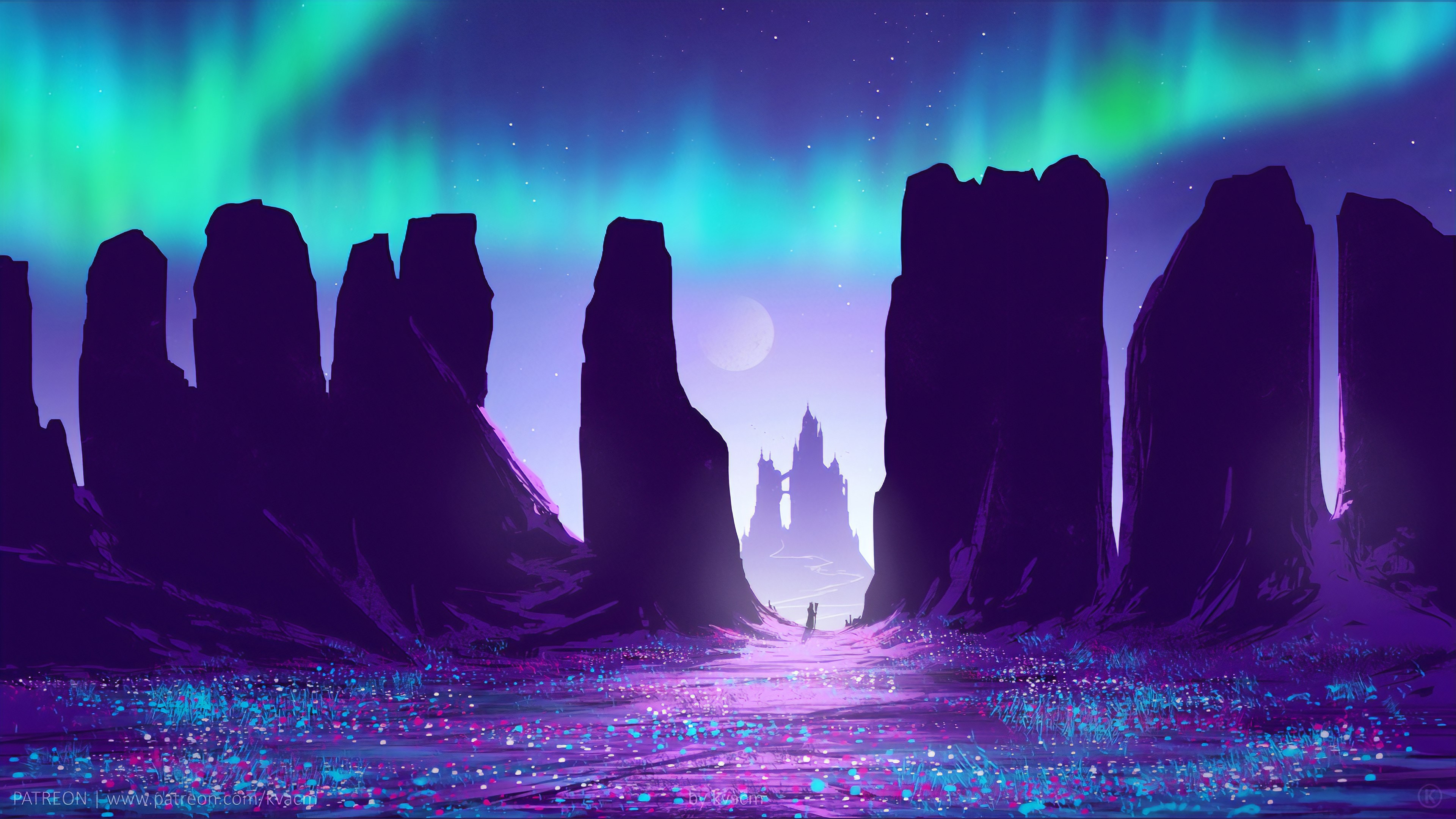 deviantart, synthwave, artist, artwork, digital art, hd, 4k, HD Wallpaper