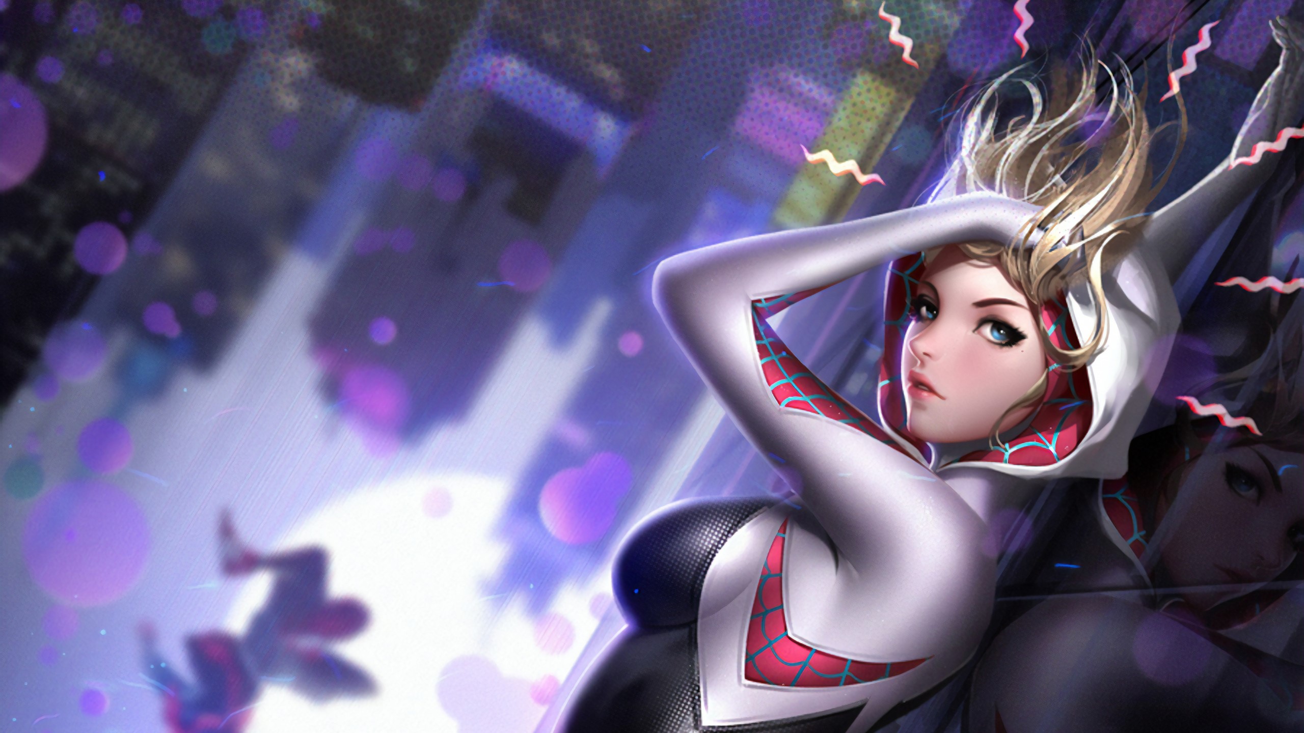 gwen stacy, hd, superheroes, artwork, artist, digital art, deviantart, HD Wallpaper