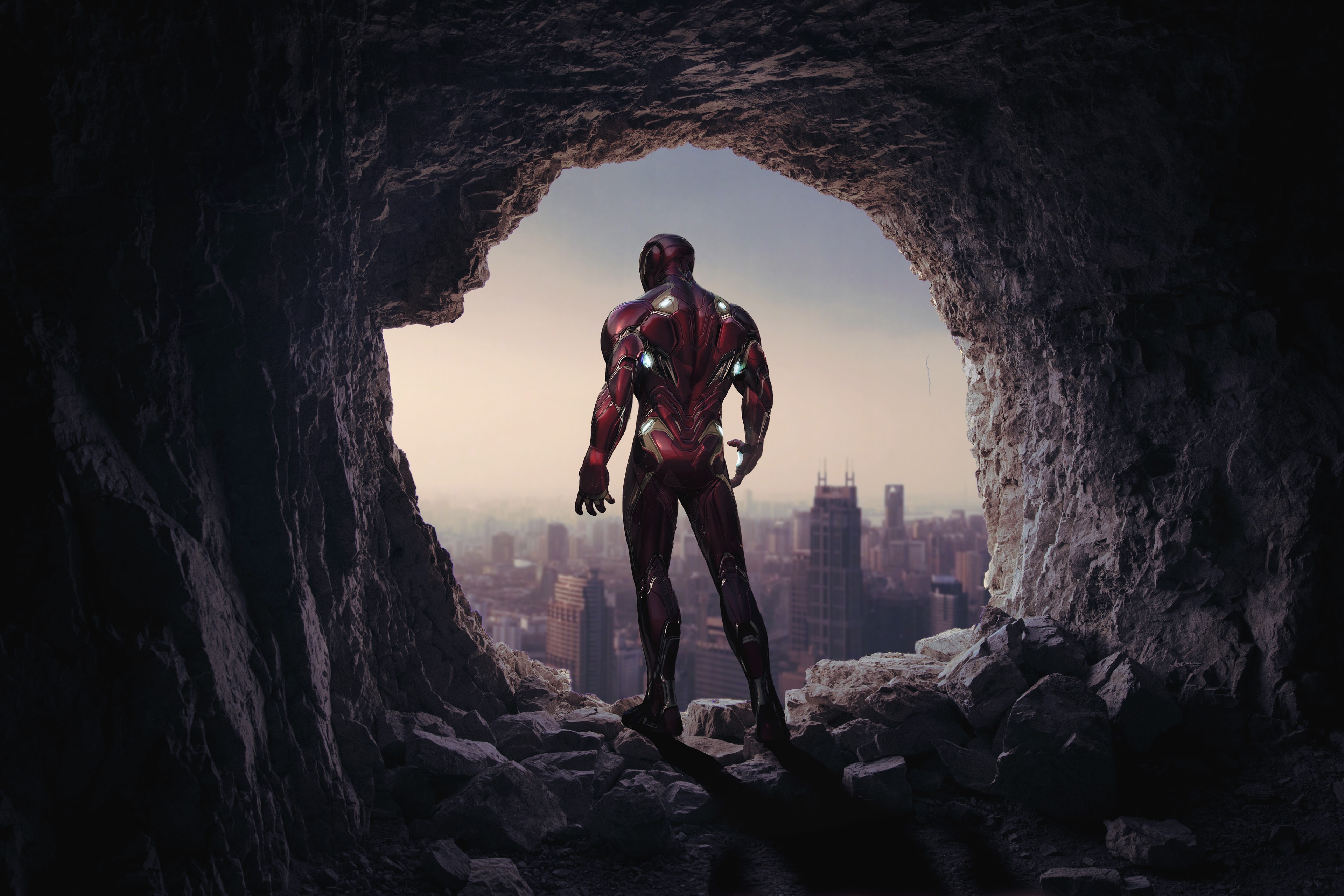 iron man, hd, 4k, superheroes, artwork, avengers endgame, behance, HD Wallpaper