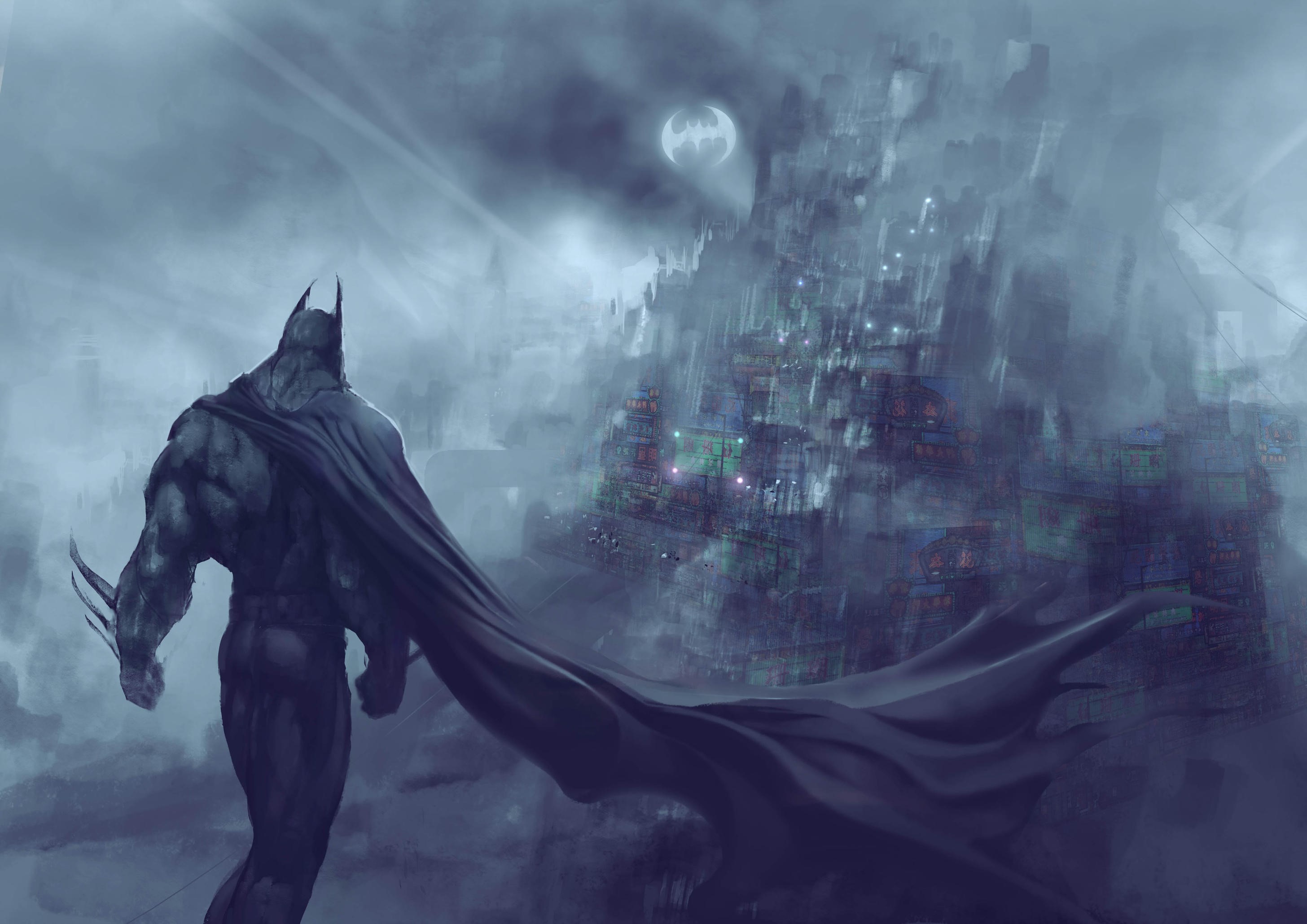 batman, hd, superheroes, digital art, artwork, deviantart, HD Wallpaper