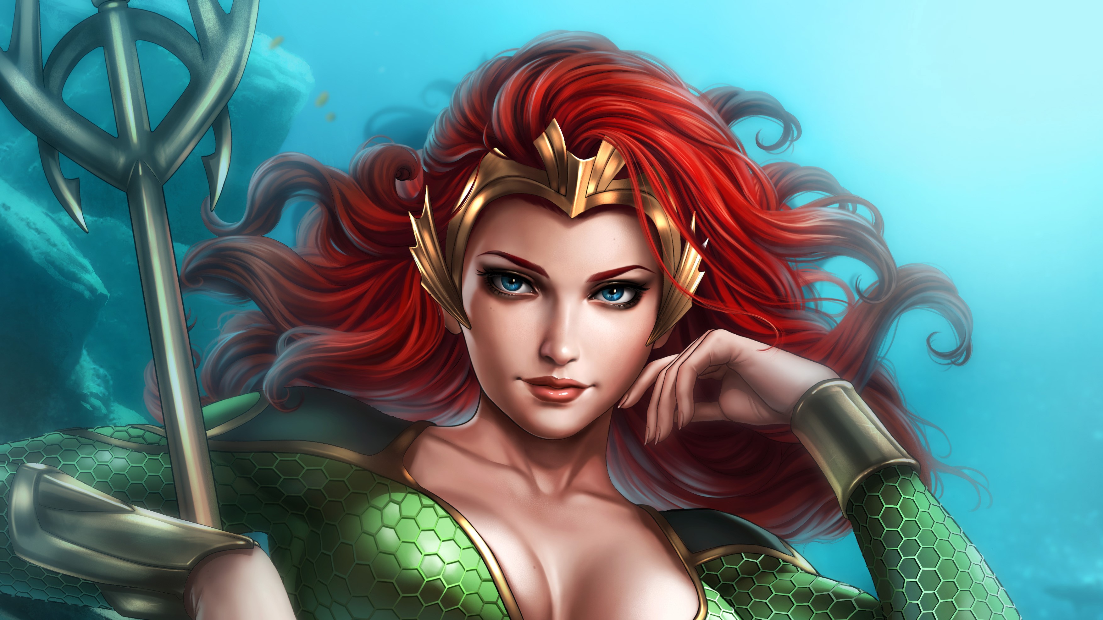 mera, hd, 4k, superheroes, artwork, HD Wallpaper
