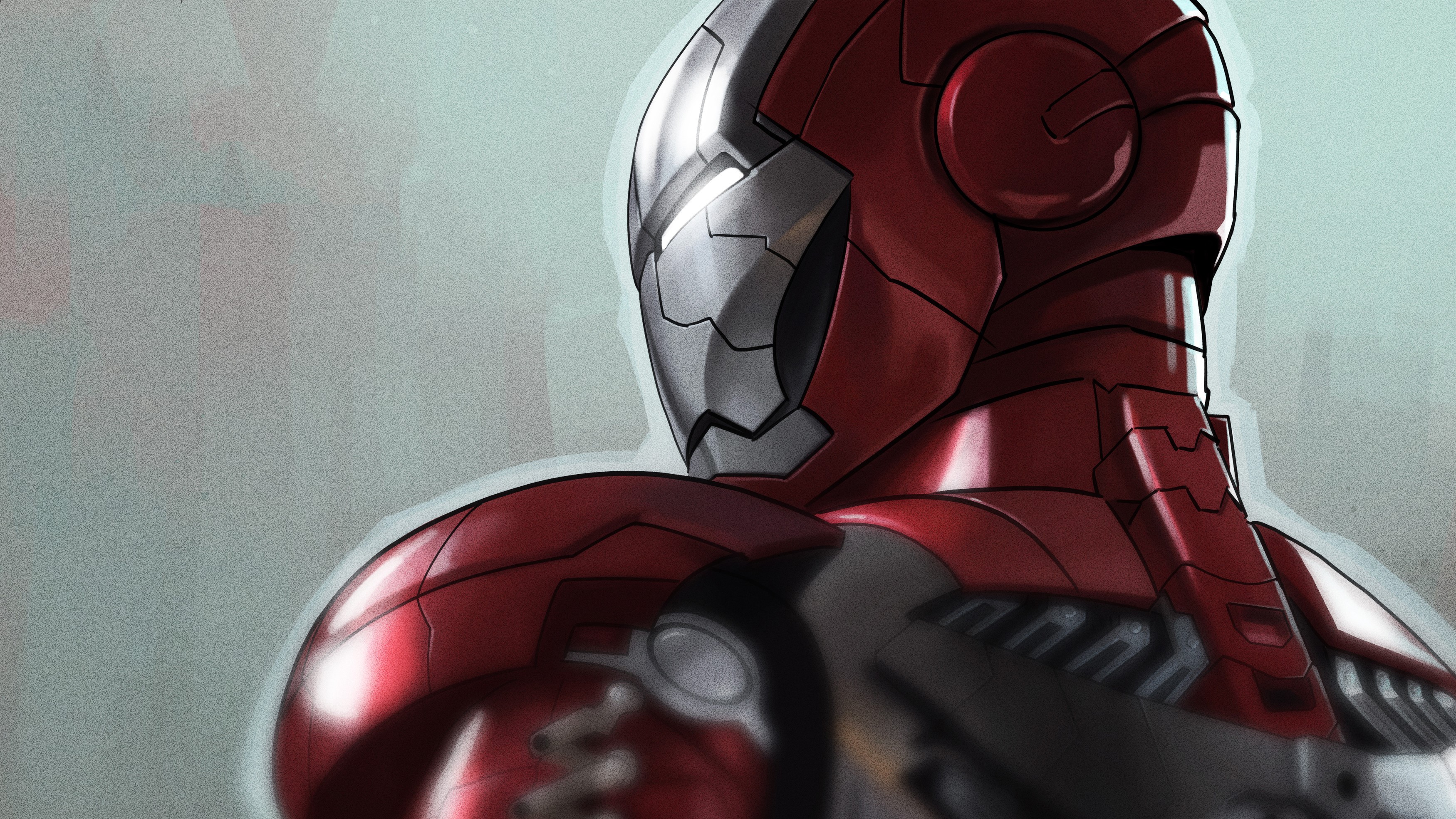iron man, hd, 4k, superheroes, digital art, artwork, HD Wallpaper