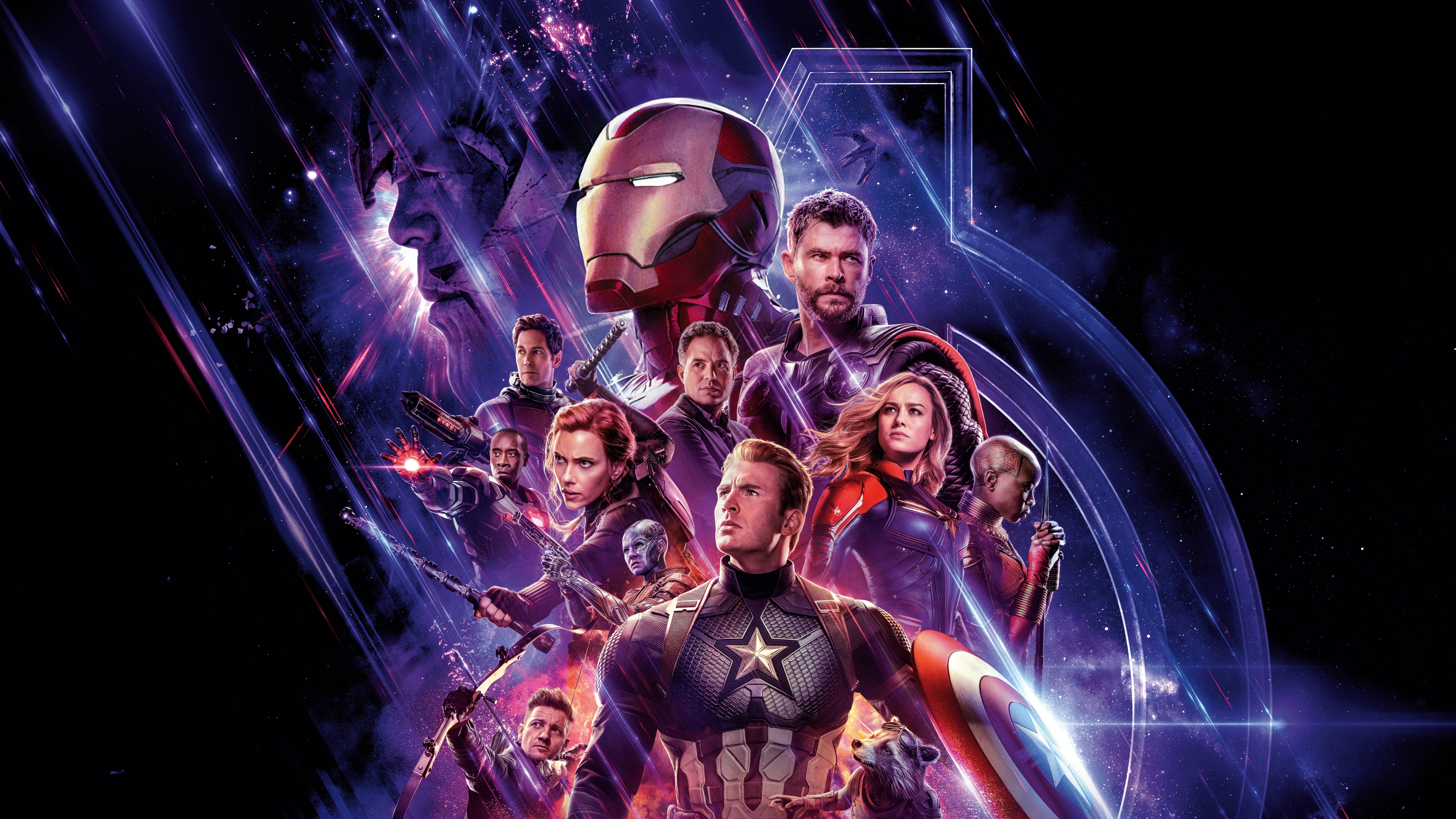 avengers endgame, 2019 movies, movies, hd, 4k, 5k, 8k, 10k, iron man, thanos, captain america, war machine, black widow, hawkeye, rocket raccoon, HD Wallpaper