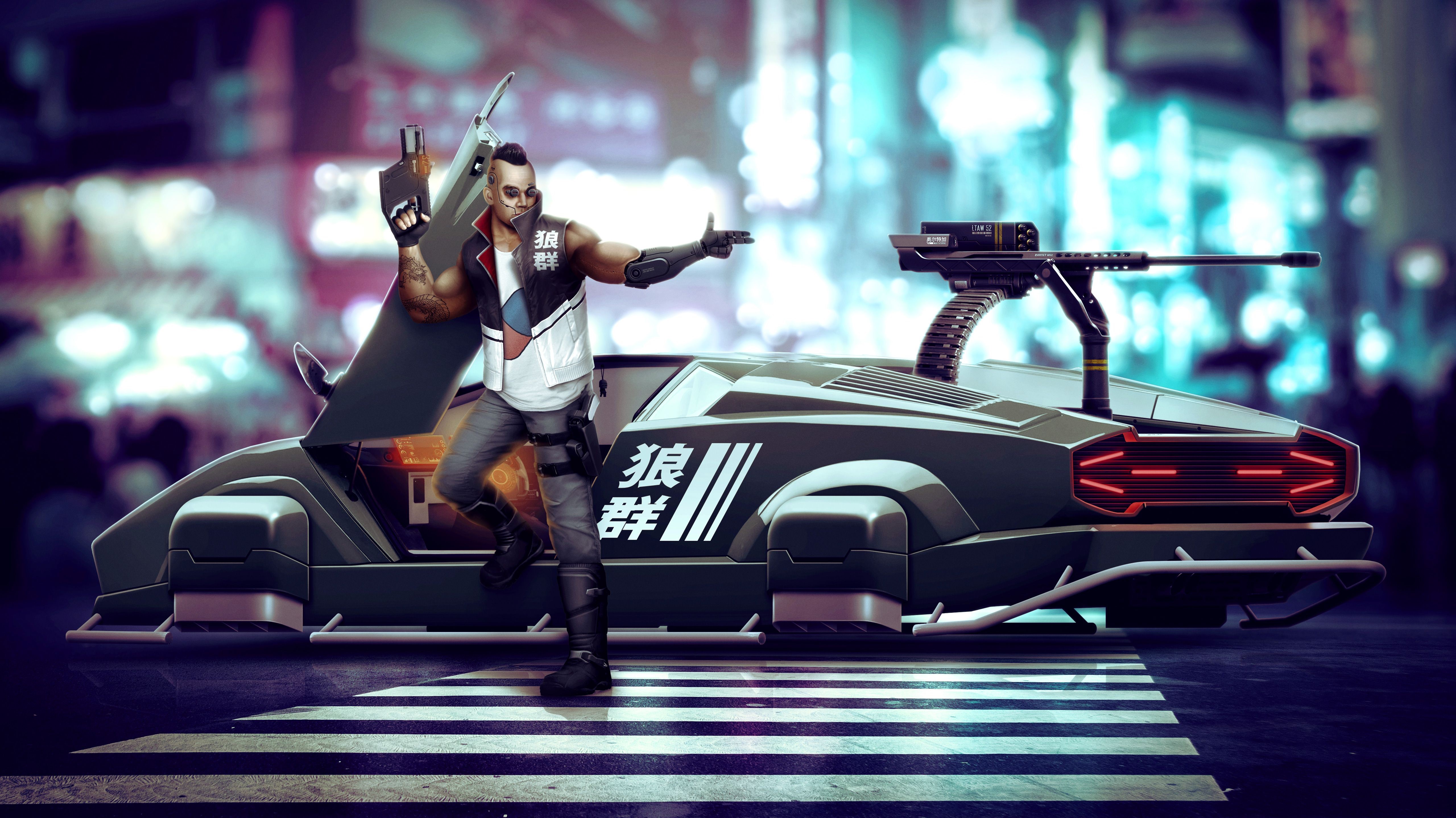 cyberpunk, artist, artwork, digital art, hd, 4k, 5k, HD Wallpaper