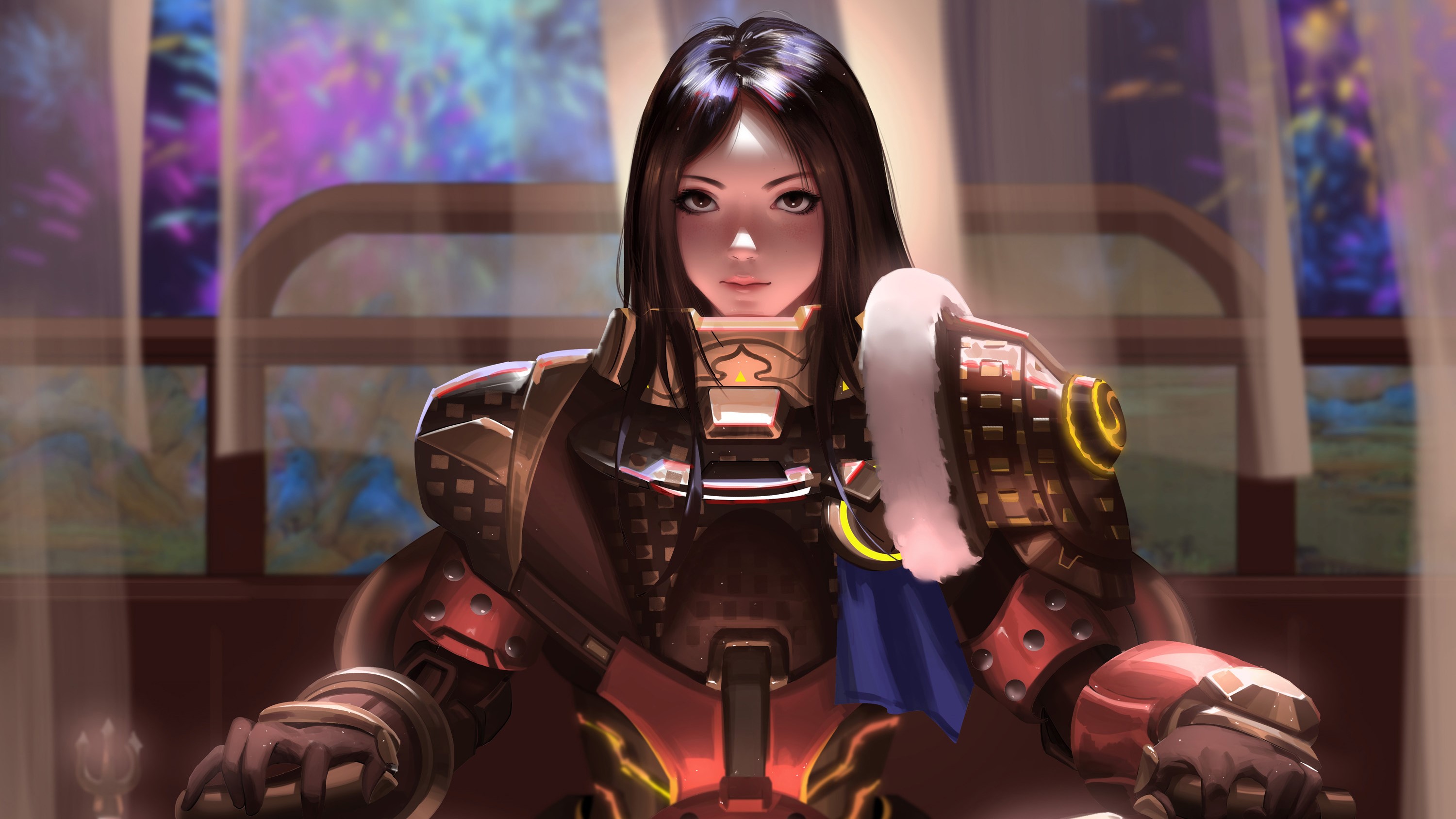 brigitte overwatch, dva overwatch, overwatch, games, hd, HD Wallpaper