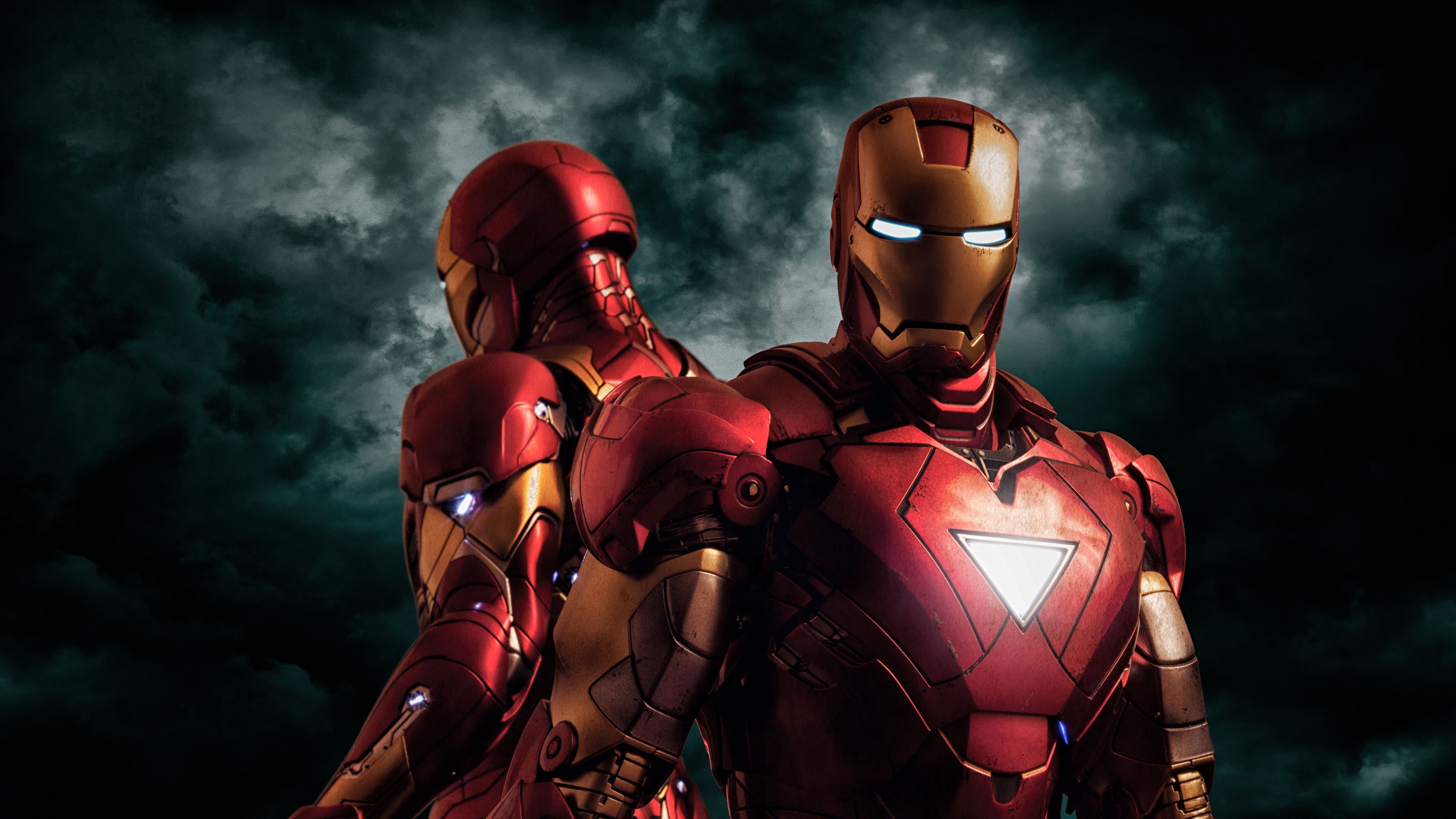 iron man, superheroes, hd, 4k, behance, HD Wallpaper