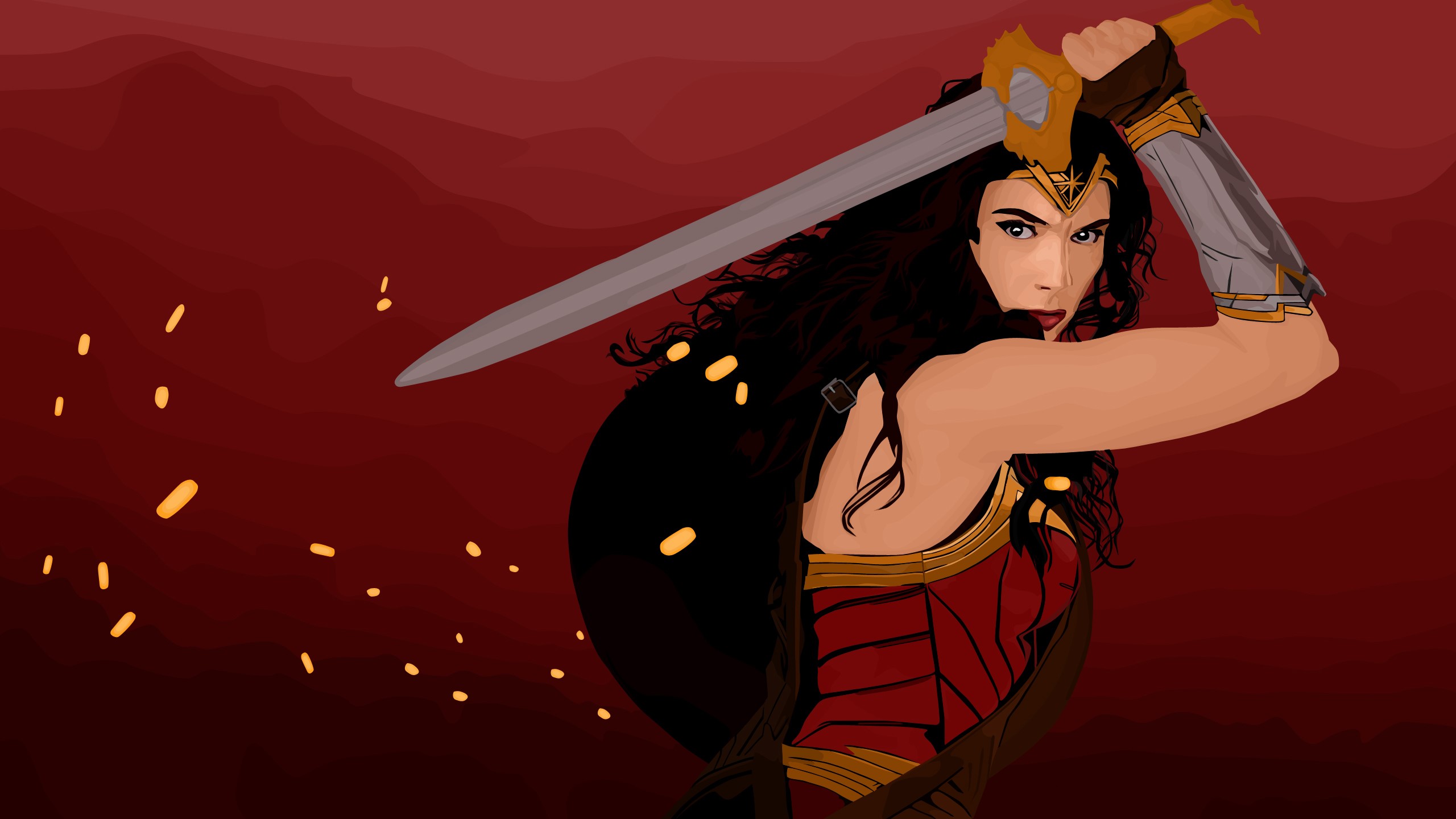 wonder woman, hd, superheroes, artist, artwork, digital art, behance, HD Wallpaper