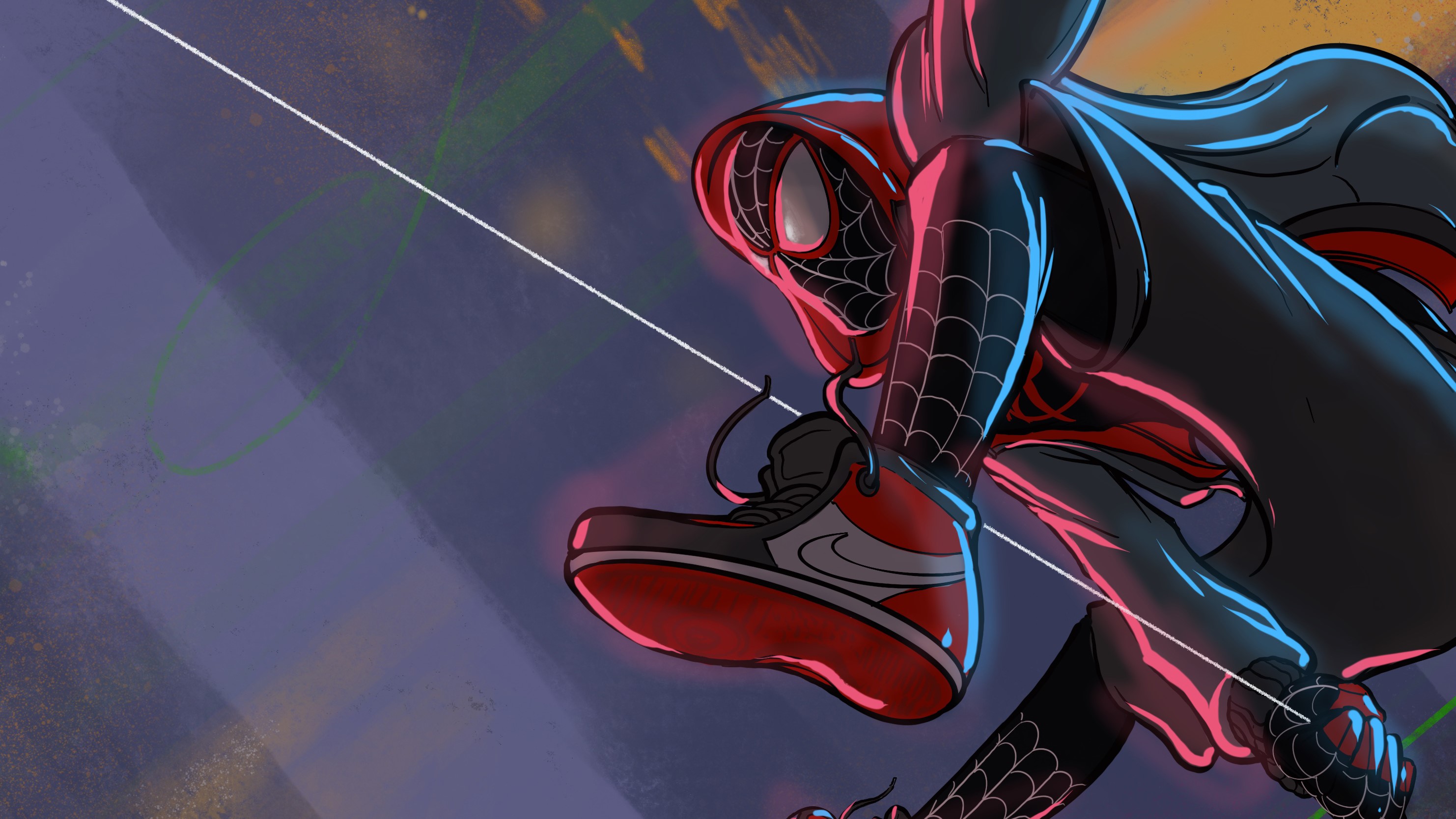 spiderman, hd, 4k, superheroes, artwork, artist, digital art, HD Wallpaper
