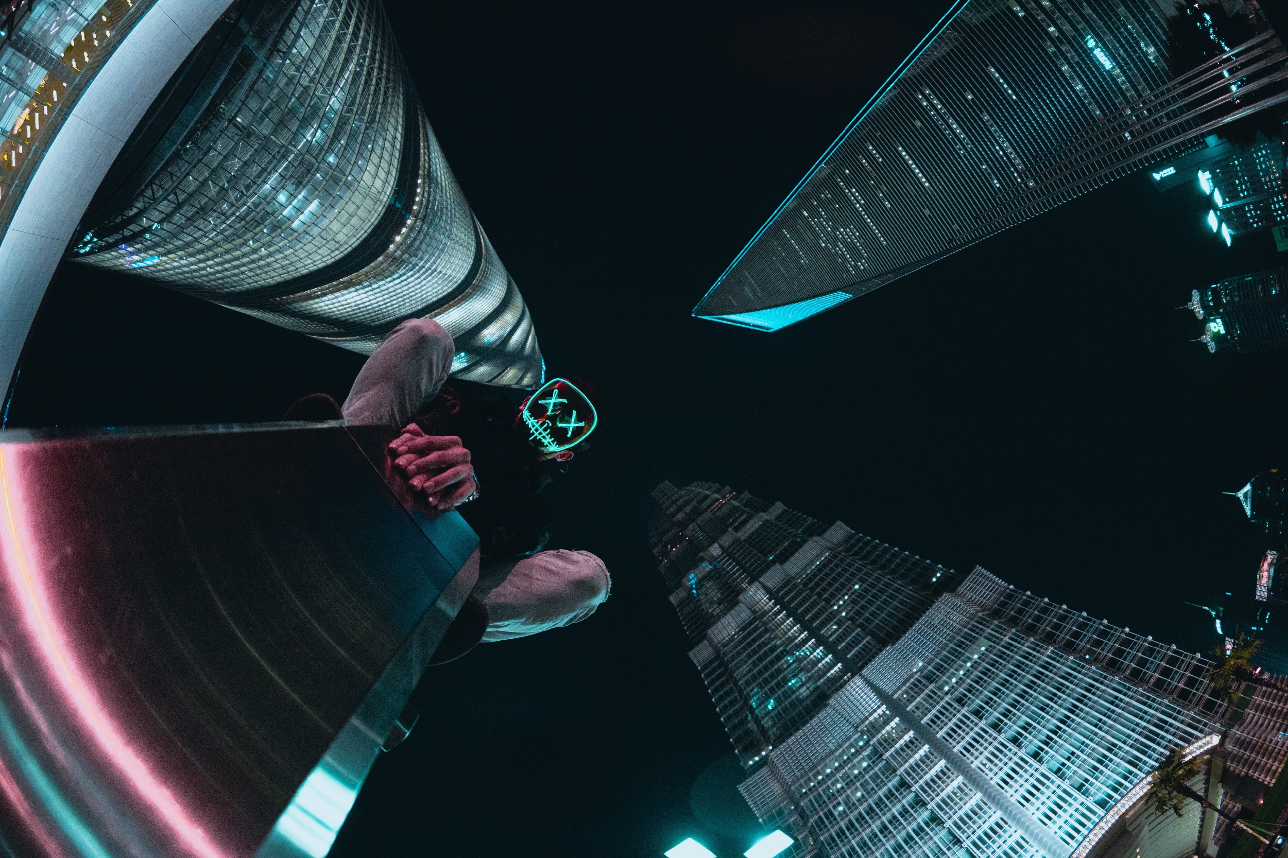 hoodie, artist, hd, 4k, 5k, mask, HD Wallpaper