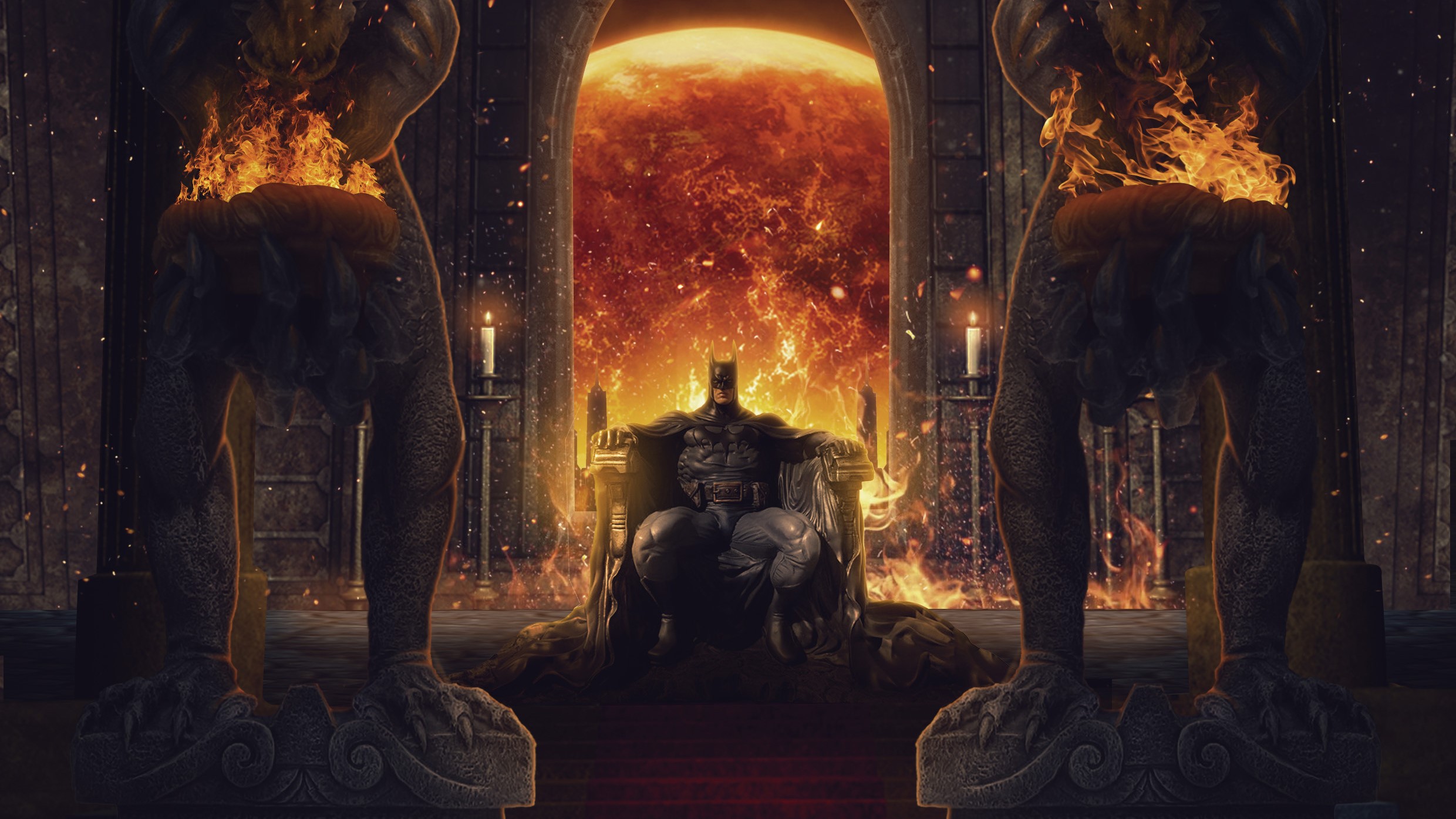 batman, hd, superheroes, artwork, behance, HD Wallpaper