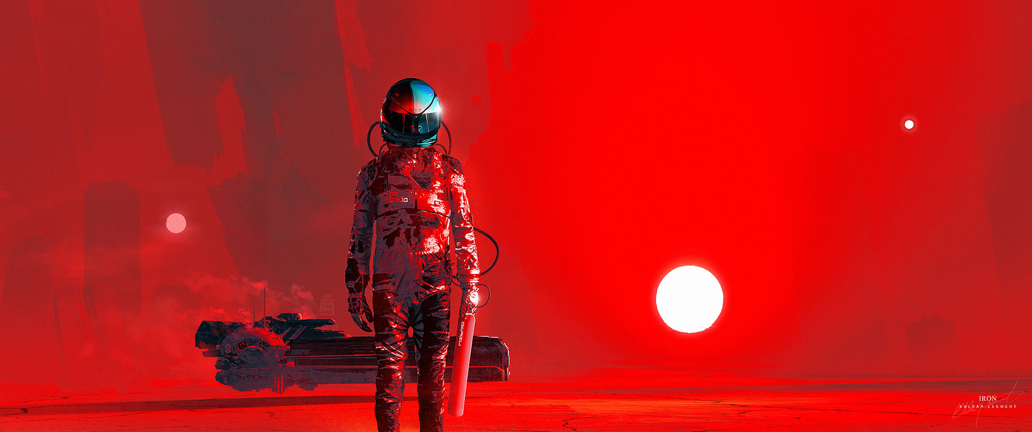 scifi, astronaut, artist, artwork, digital art, hd, 4k, deviantart, HD Wallpaper