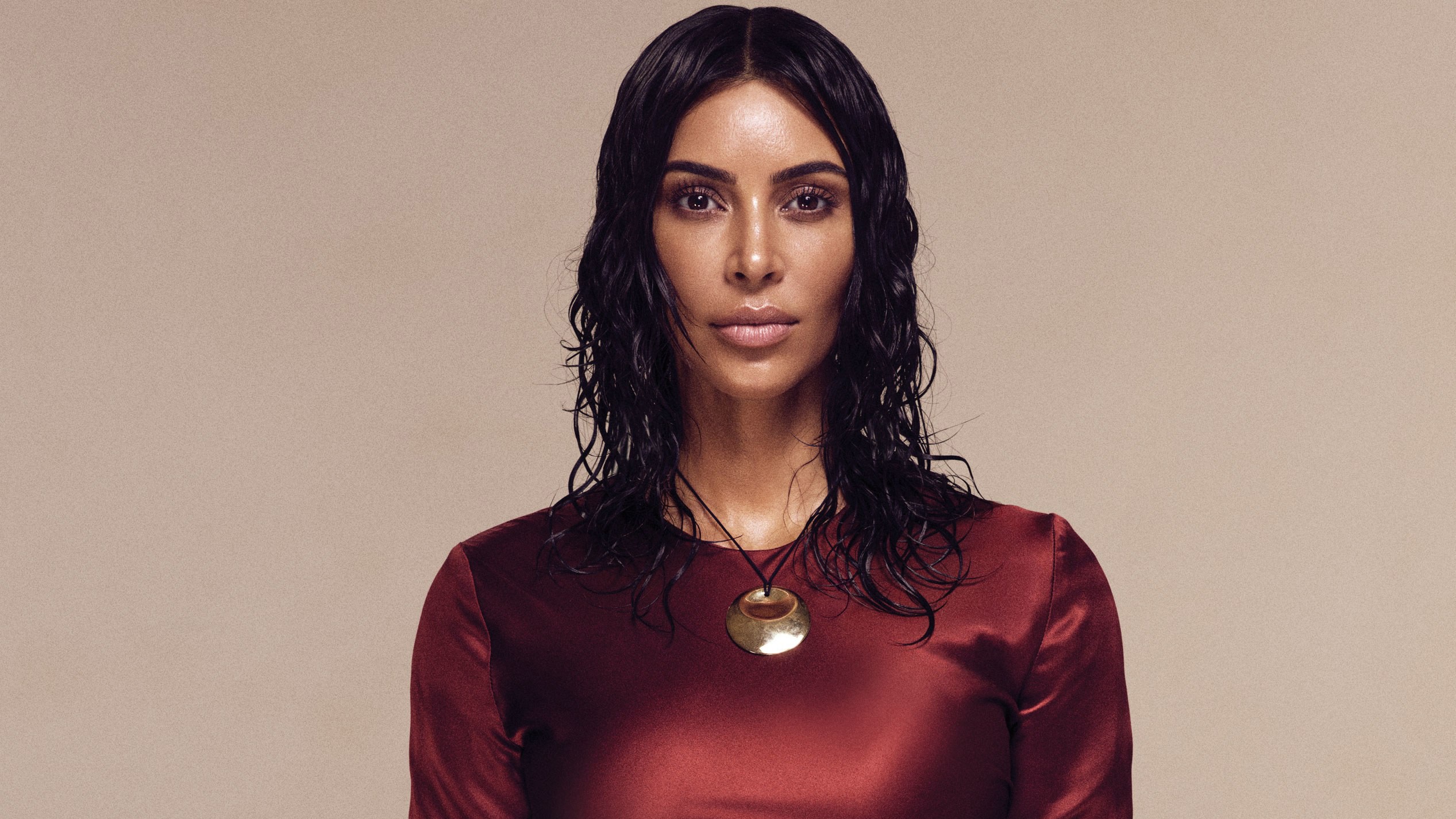 kim kardashian, celebrities, girls, hd, vogue, HD Wallpaper