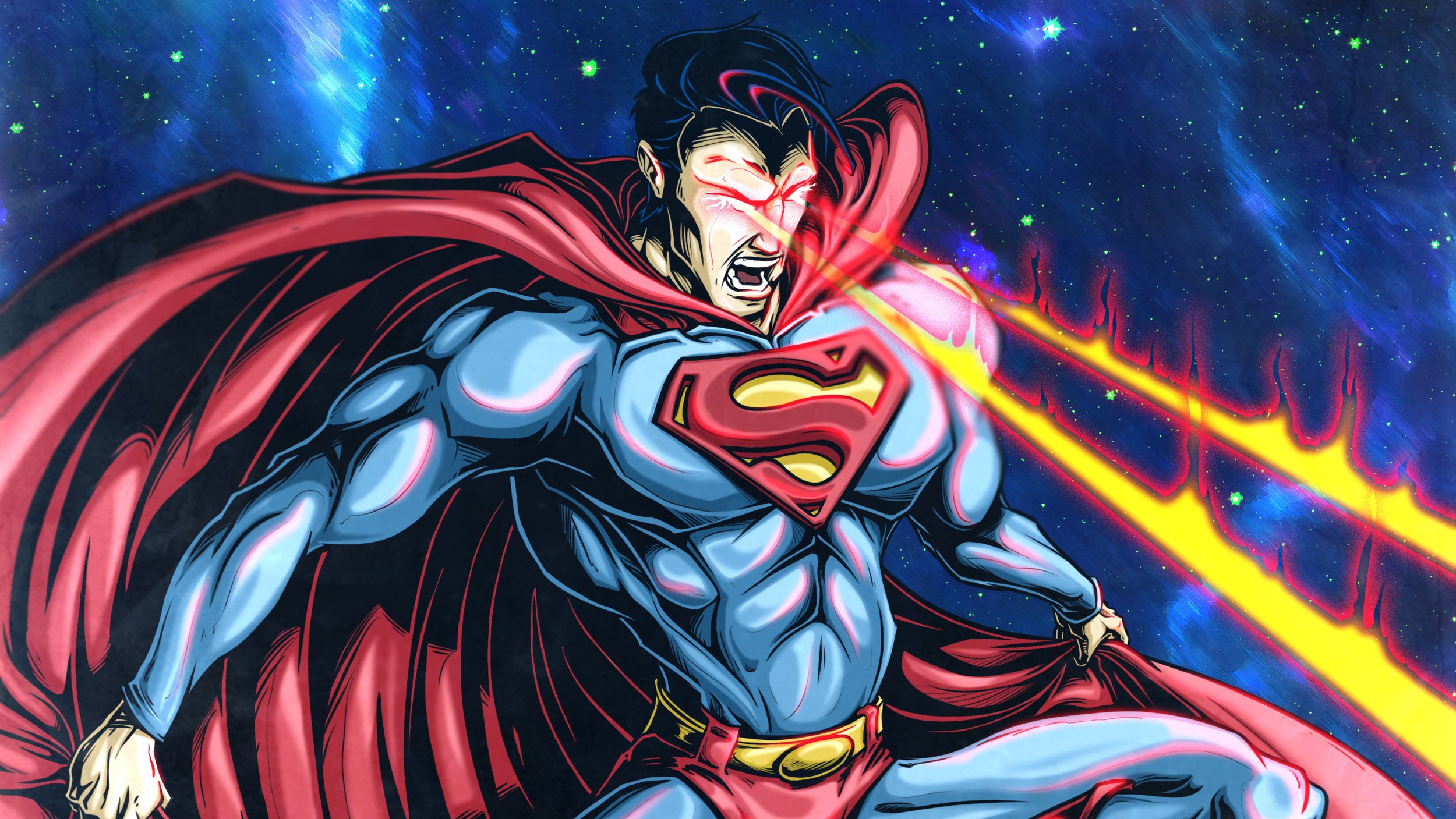 superman, hd, superheroes, artwork, digital art, HD Wallpaper