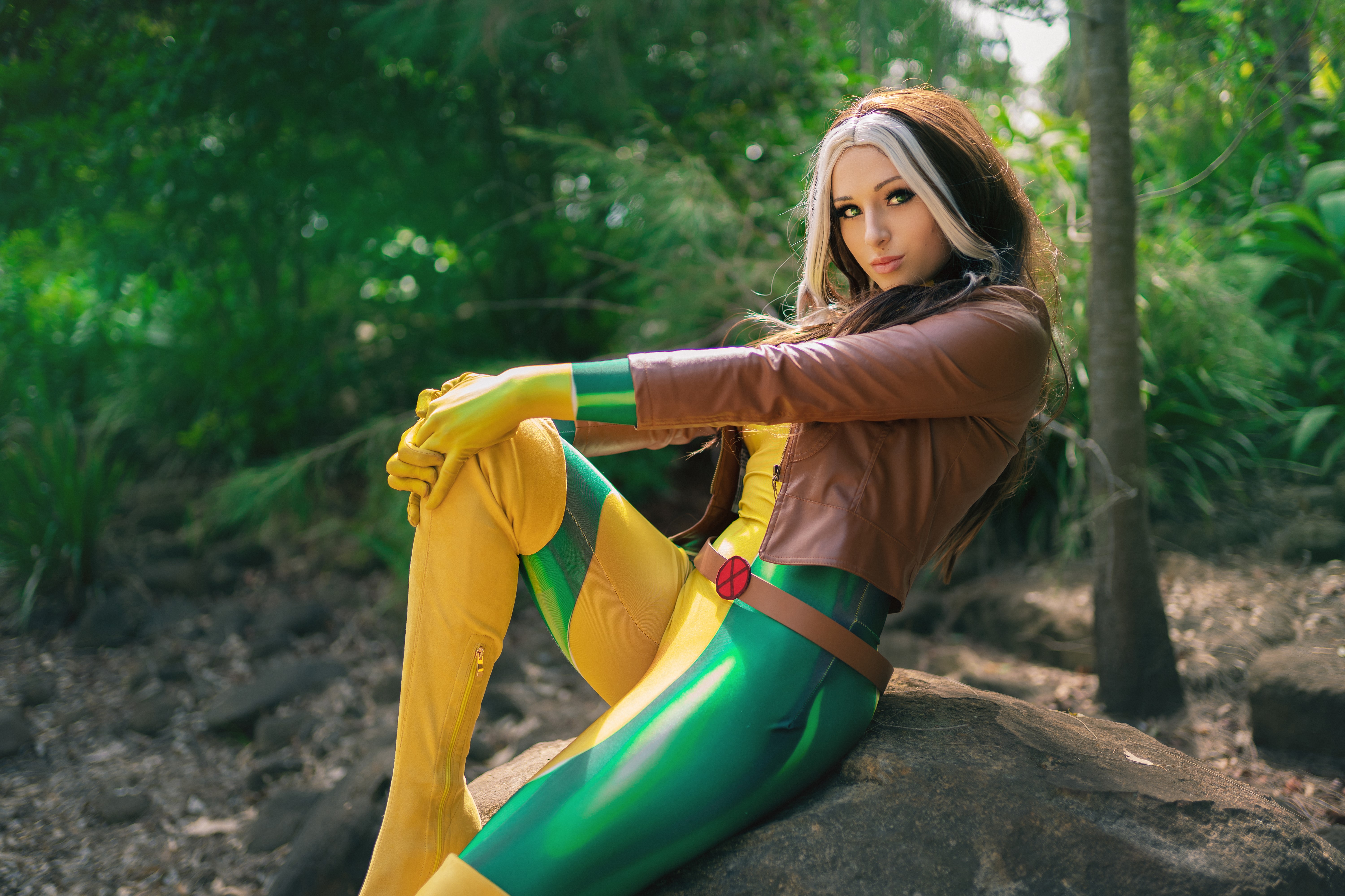 rogue, superheroes, x men, cosplay, hd, 4k, 5k, deviantart, HD Wallpaper