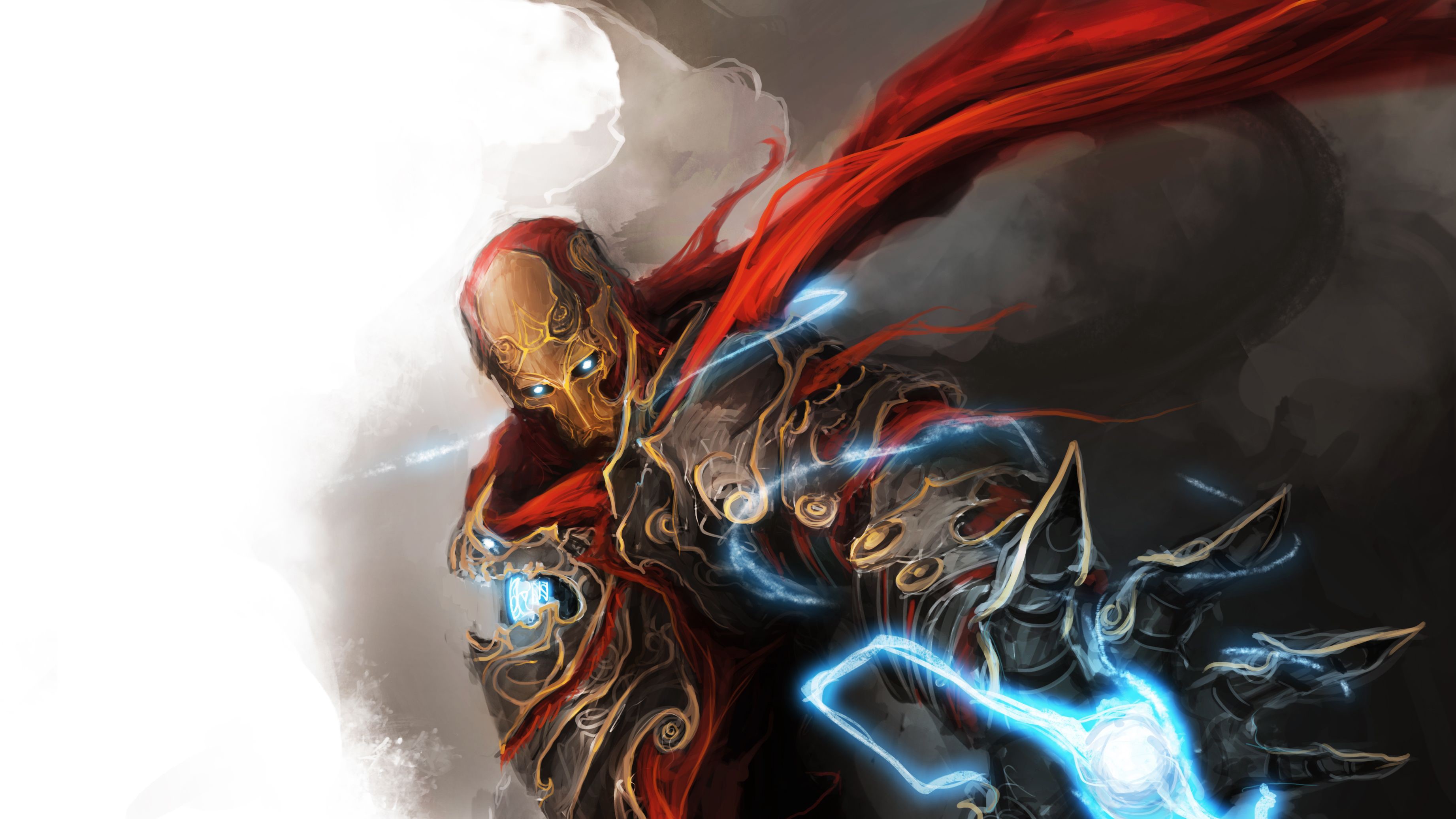iron man, superheroes, hd, 4k, deviantart, HD Wallpaper