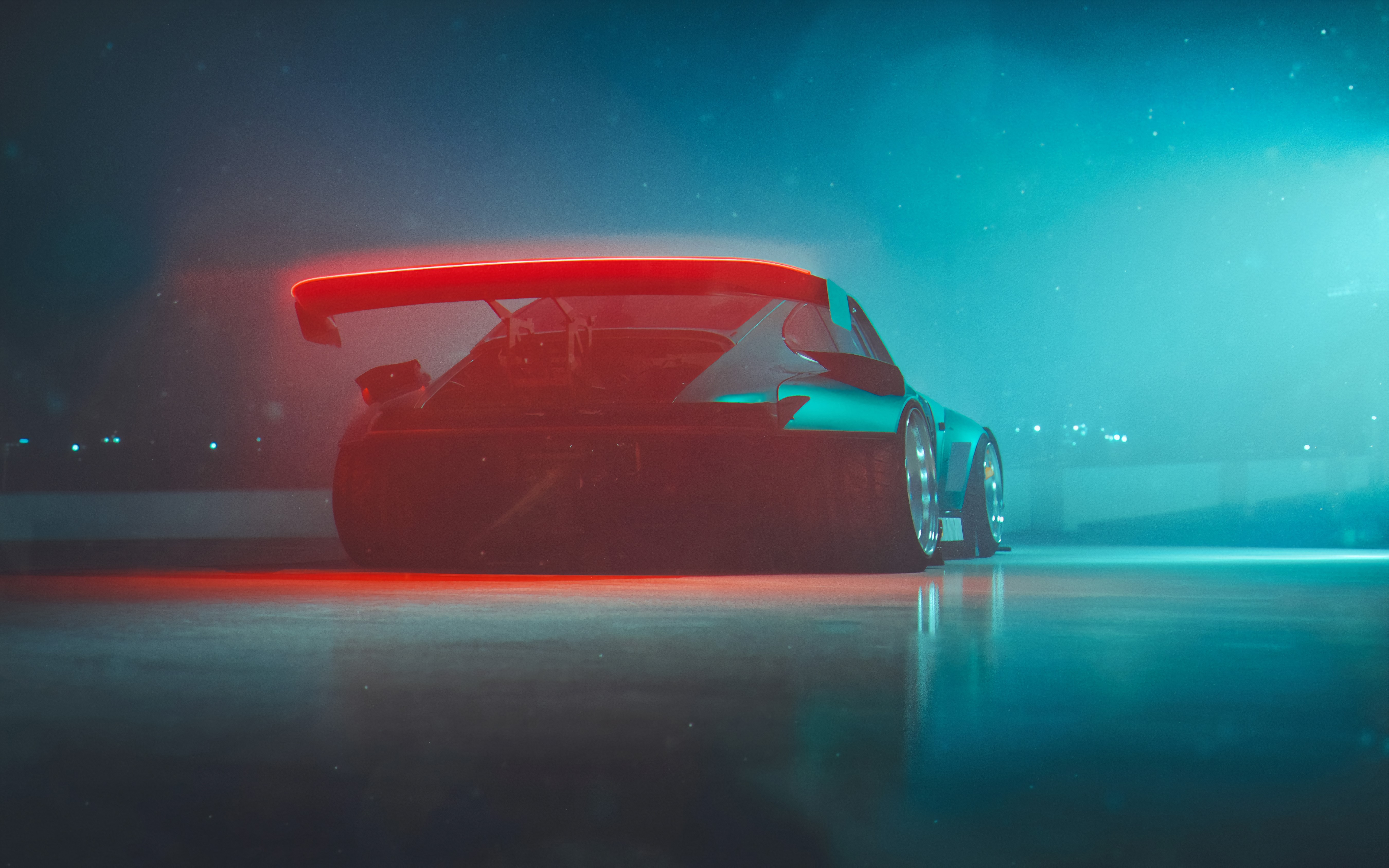 porsche, cars, digital art, hd, 4k, 5k, artstation, HD Wallpaper