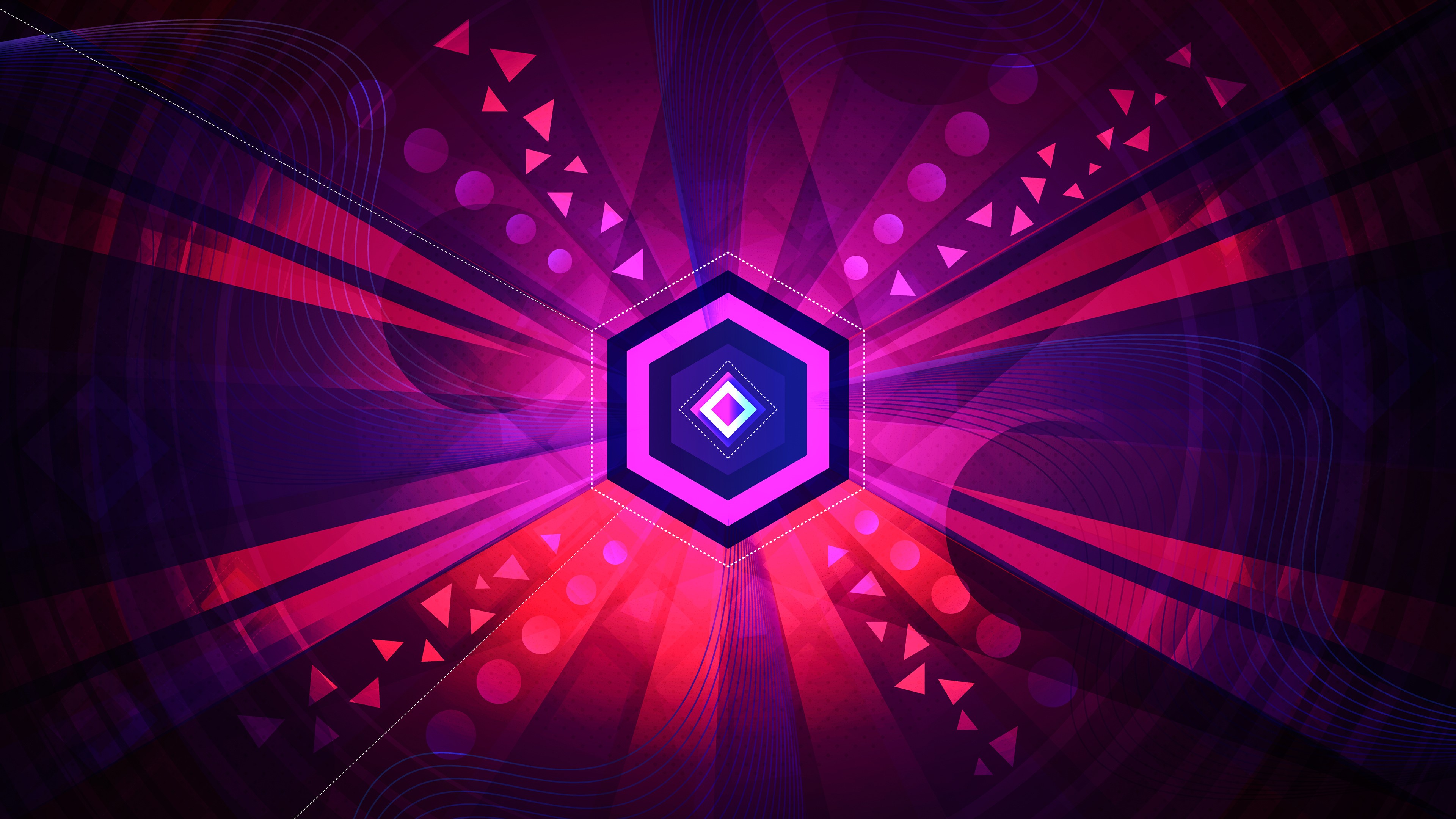 abstract, digital art, hd, behance, 4k, retro, HD Wallpaper