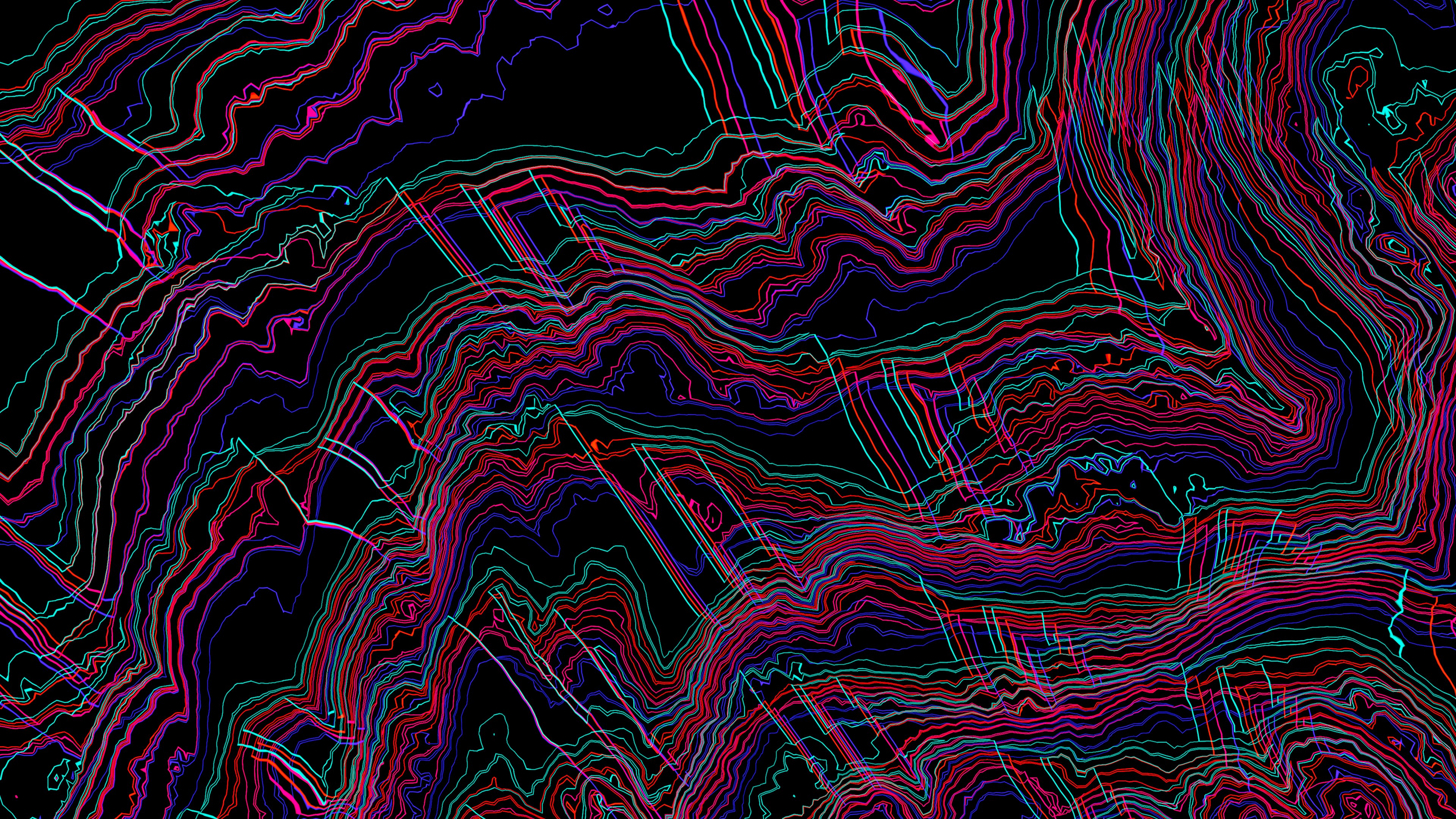 abstract, digital art, hd, 4k, HD Wallpaper