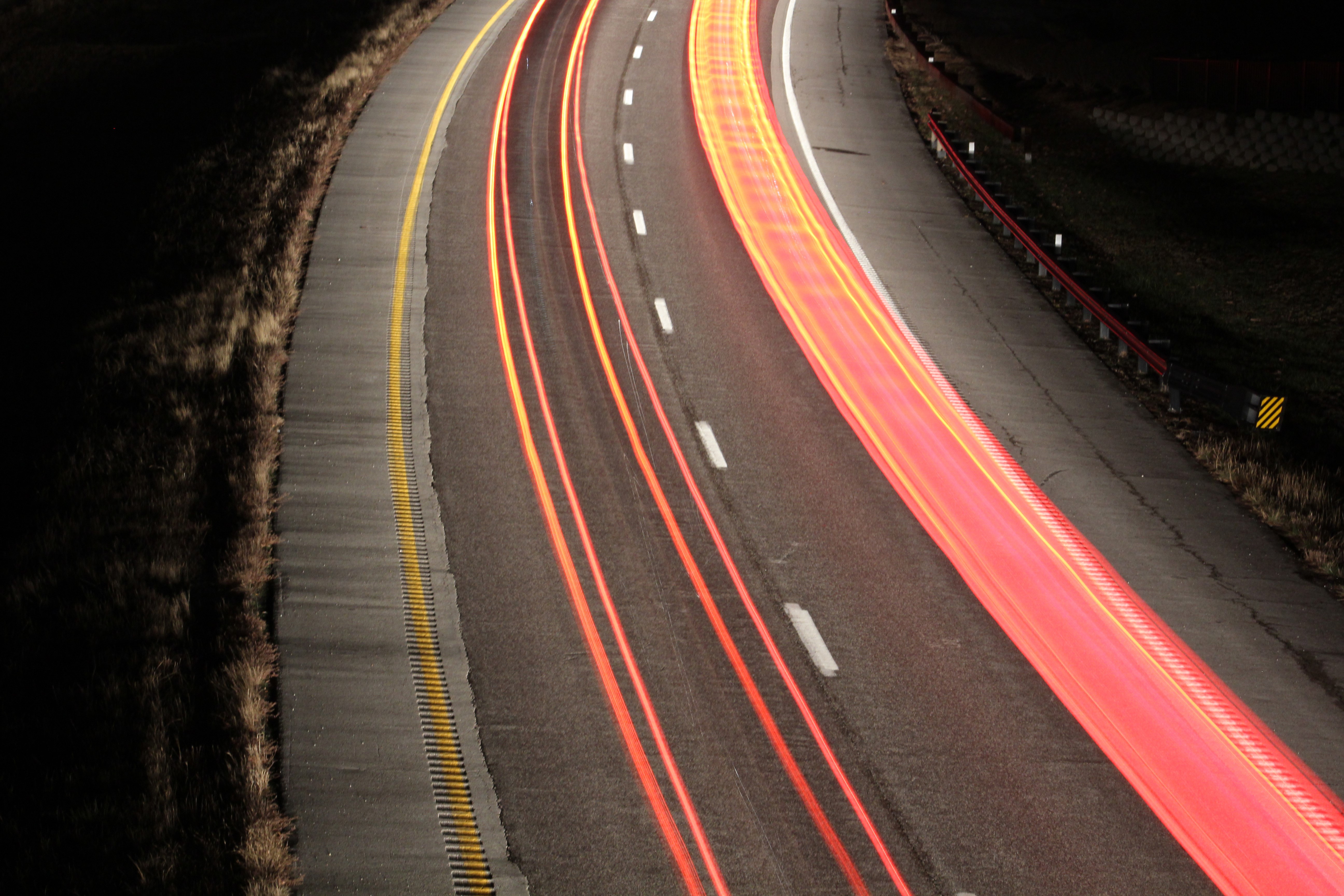 time lapse, road, photography, hd, long exposure, 4k, 5k, HD Wallpaper