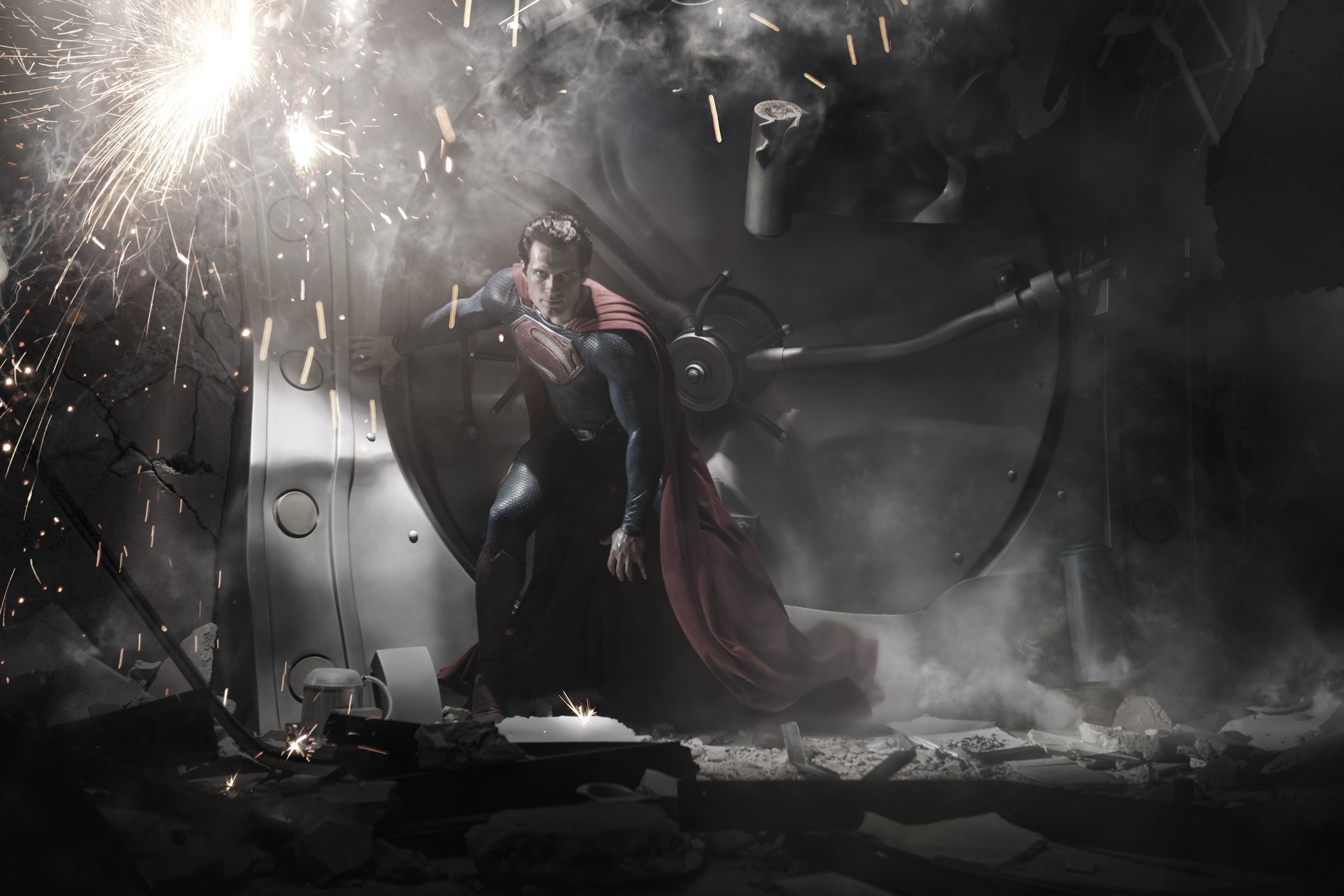 man of steel, superman, hd, 4k, superheroes, HD Wallpaper