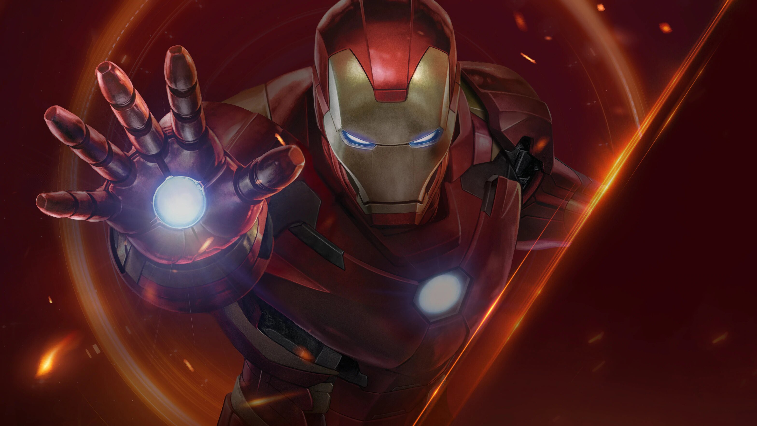 iron man, hd, superheroes, artwork, digital art, HD Wallpaper