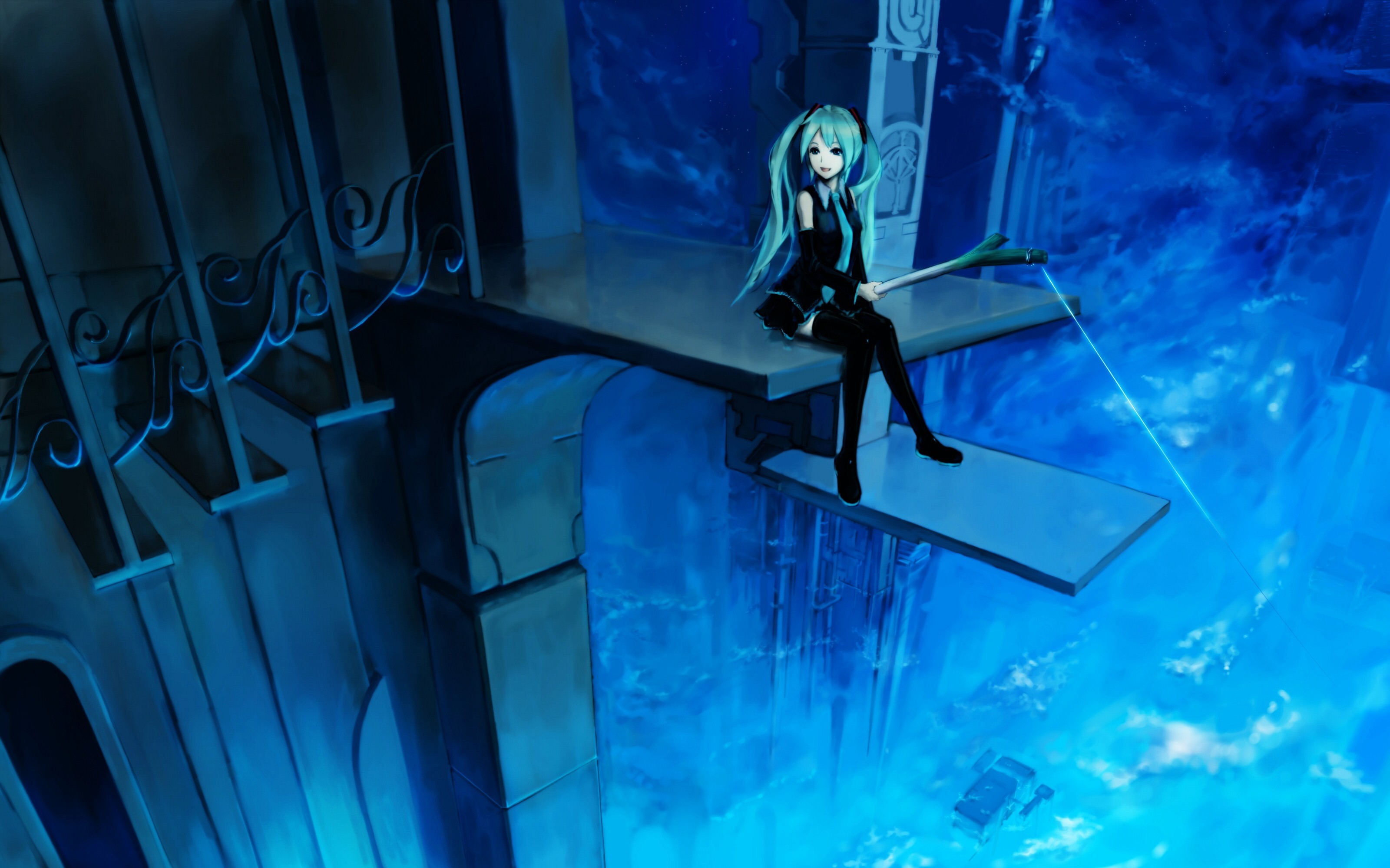 hatsune miku, anime girl, anime, hd, 4k, HD Wallpaper