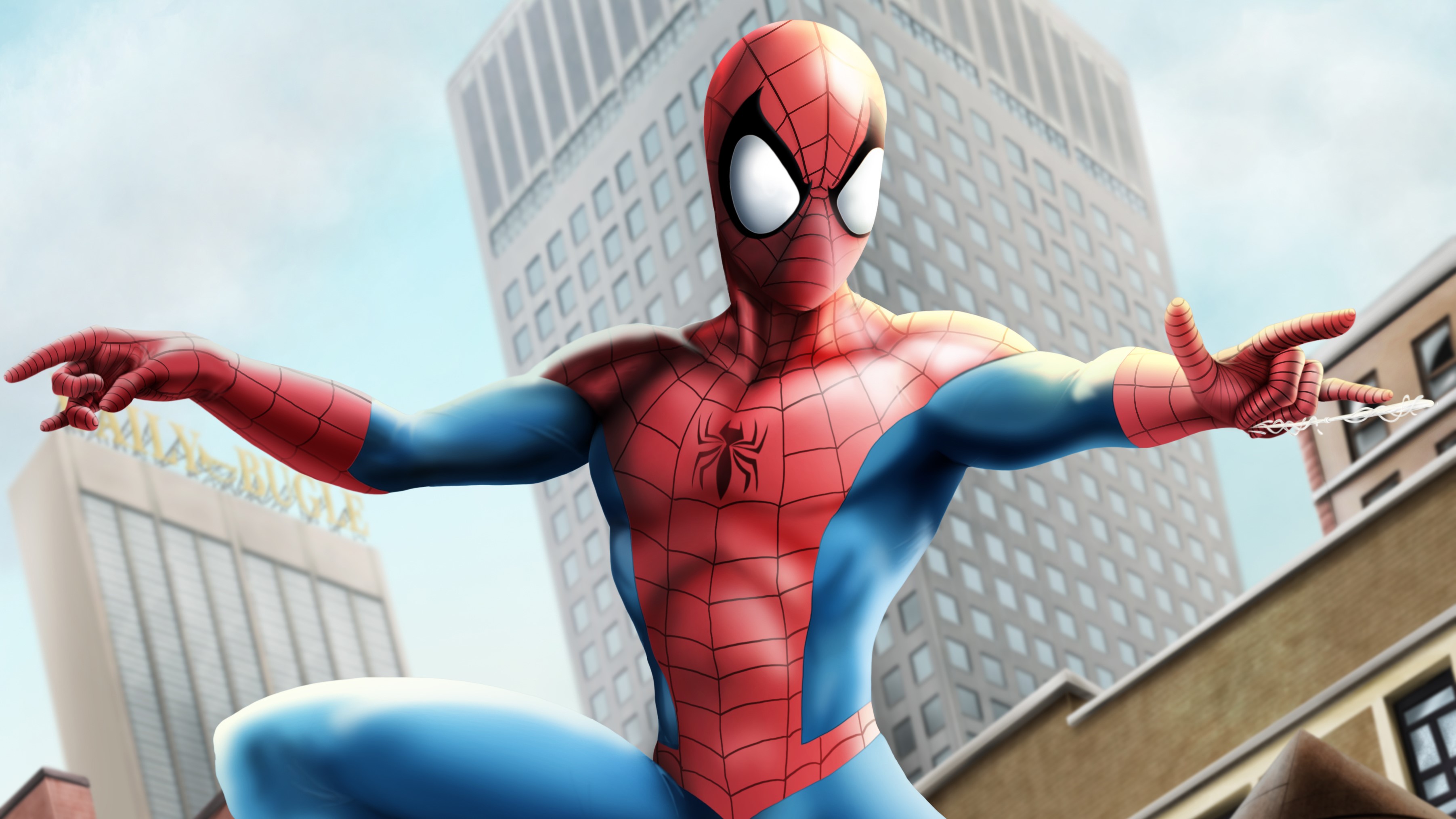 spiderman, hd, 4k, superheroes, artwork, artist, digital art, deviantart, HD Wallpaper