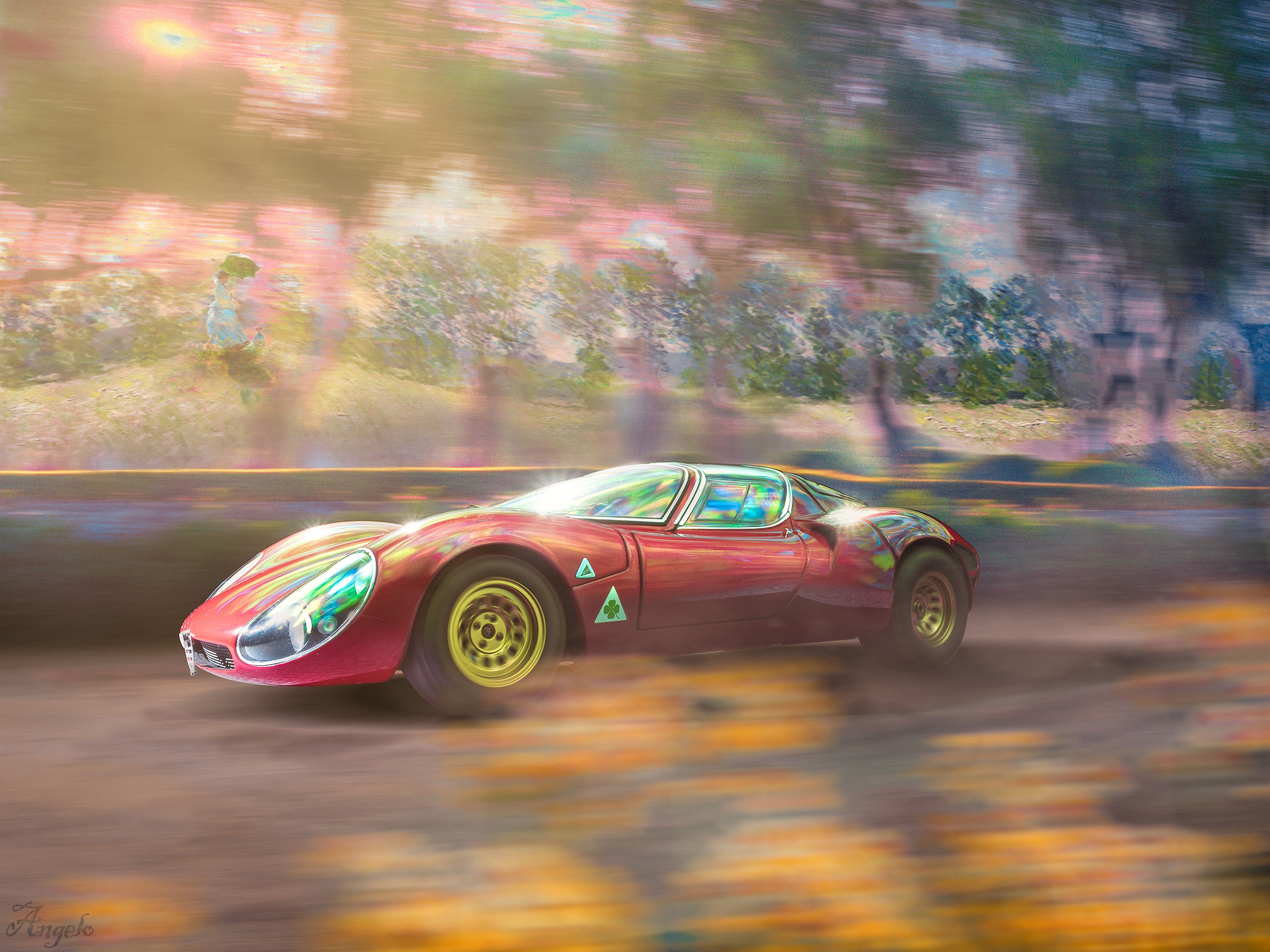 alfa romeo, cars, racing, hd, 4k, behance, HD Wallpaper