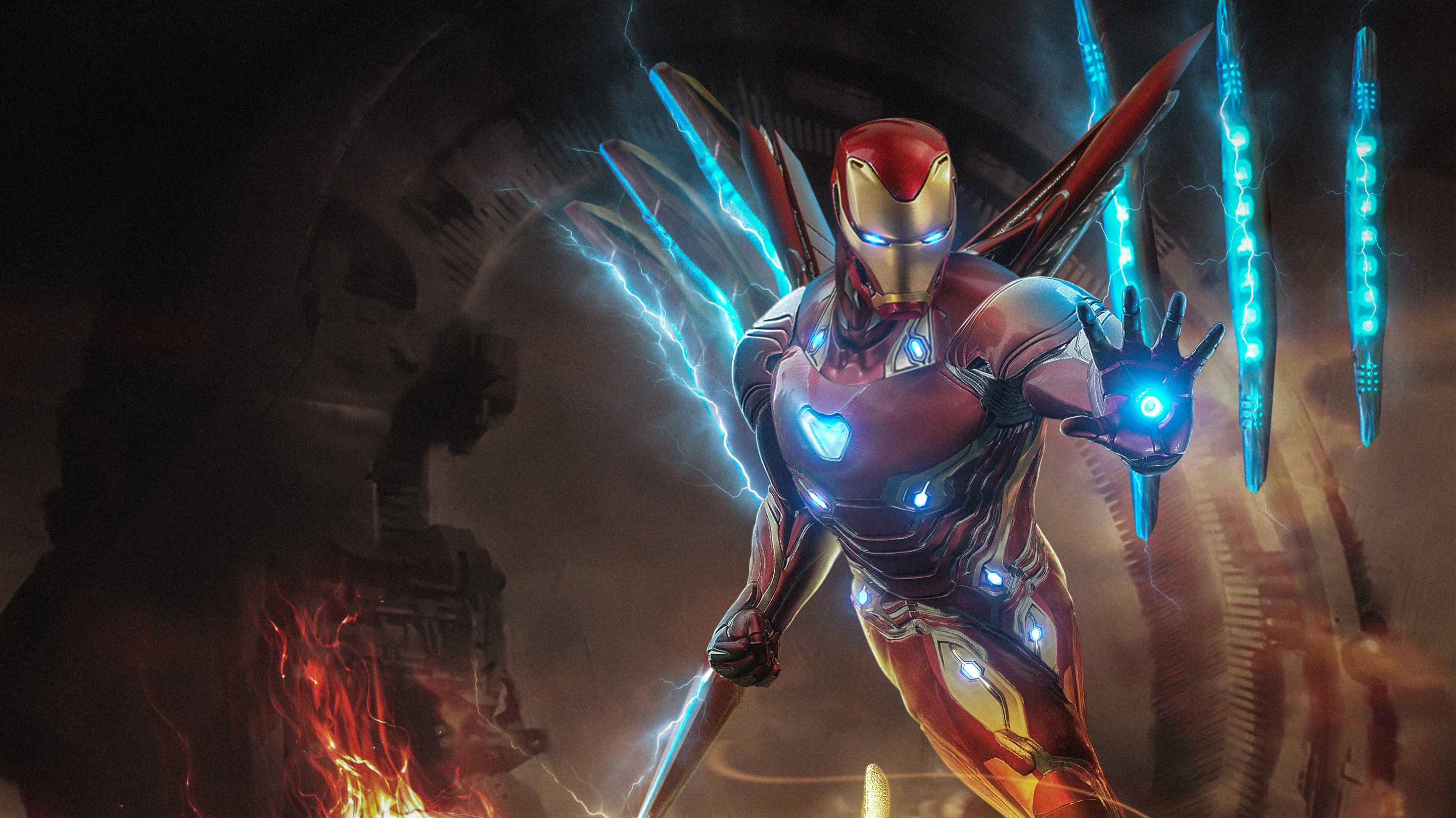 avengers endgame, iron man, 2019 movies, movies, hd, artwork, behance, superheroes, HD Wallpaper